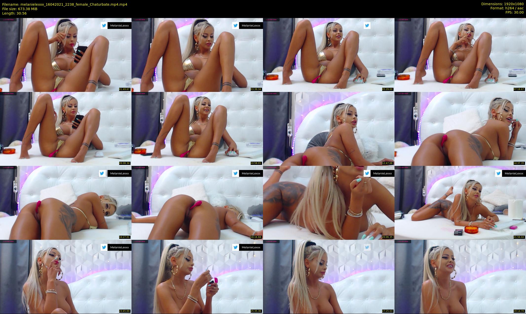 melanielexxx — 31 minute Chaturbate female cam show recording, 1080p, Apr 16, 2021
