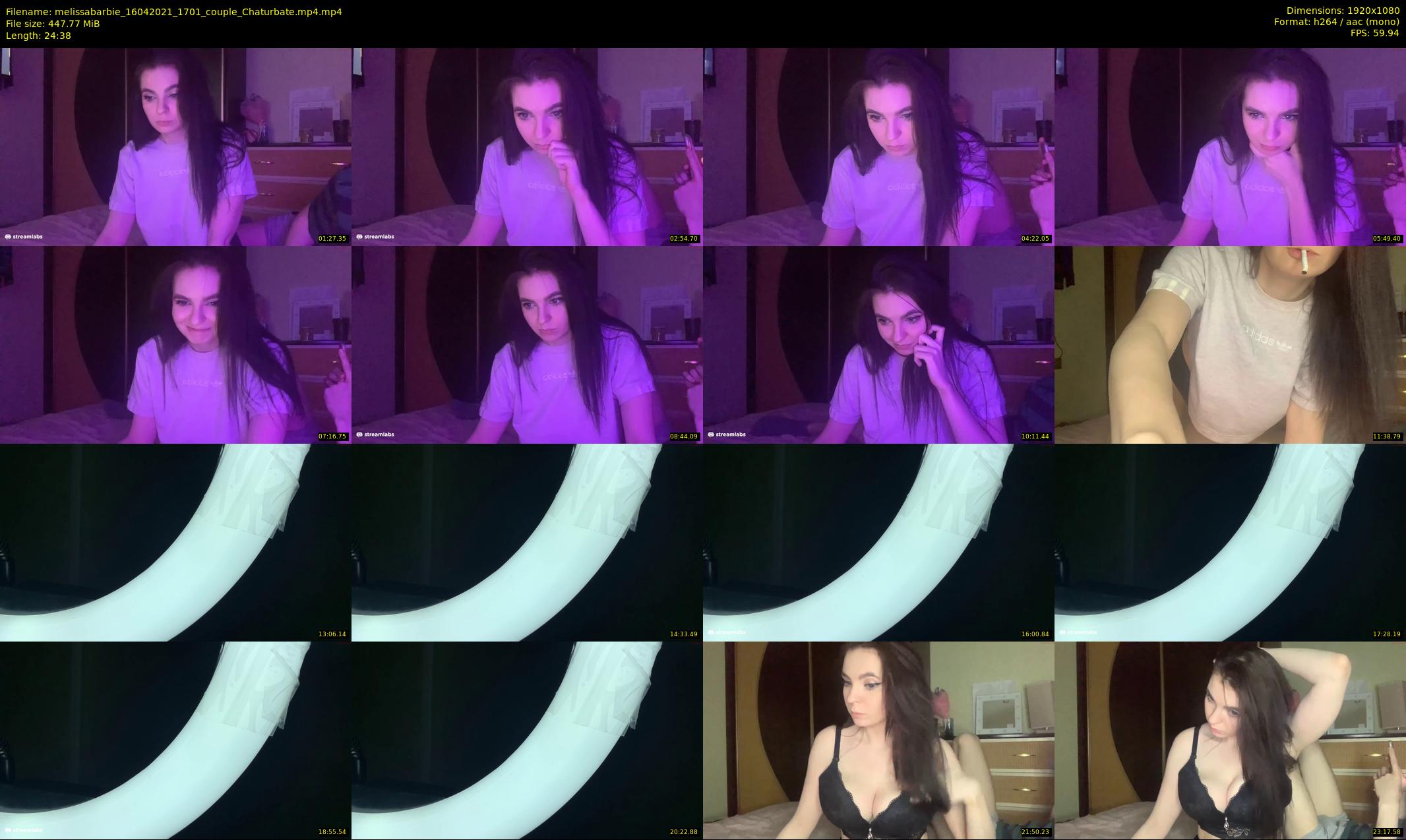 melissabarbie — 25 minute Chaturbate couple cam show recording, 1080p, Apr 16, 2021