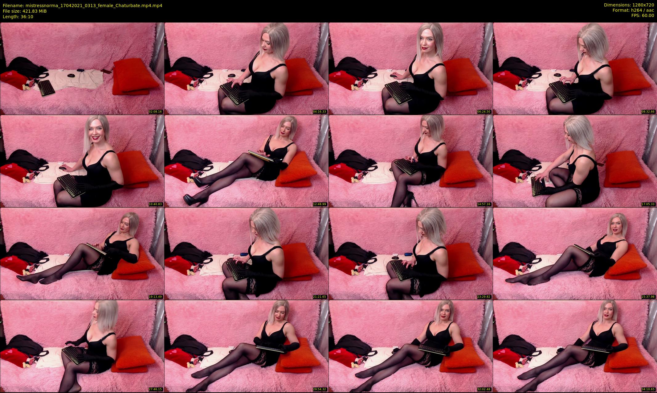 mistressnorma — 37 minute Chaturbate female cam show recording, 720p, Apr 17, 2021