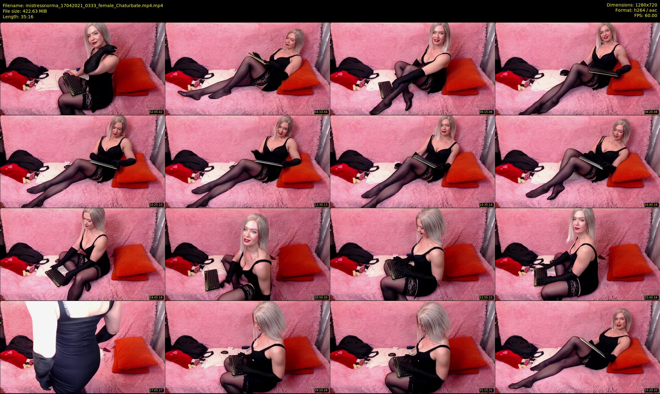 mistressnorma — 36 minute Chaturbate female cam show recording, 720p, Apr 17, 2021