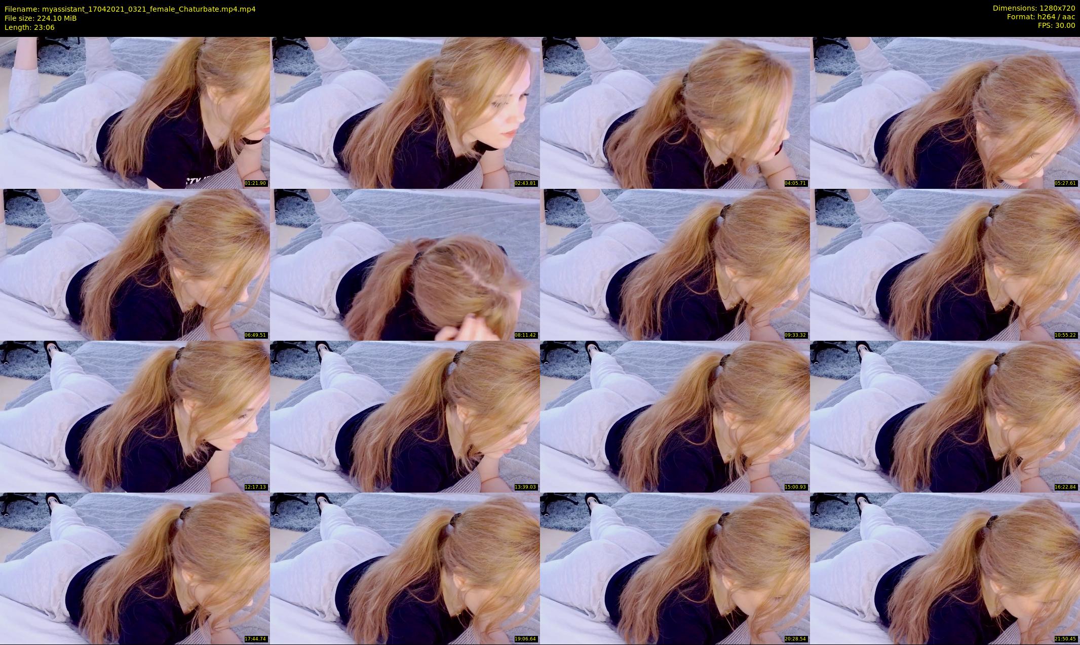 myassistant — 24 minute Chaturbate female cam show recording, 720p, Apr 17, 2021