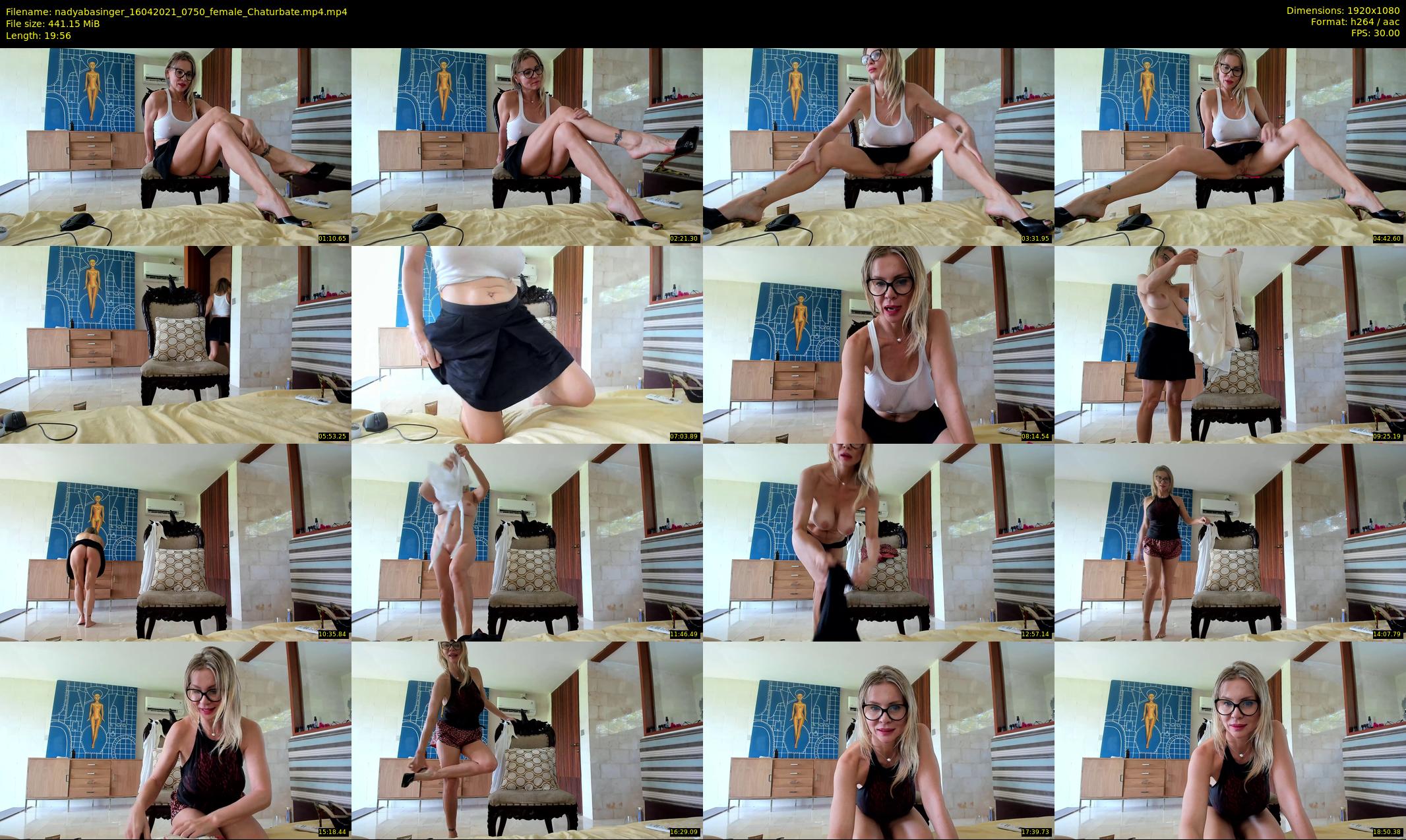 nadyabasinger — 20 minute Chaturbate female cam show recording, 1080p, Apr 16, 2021