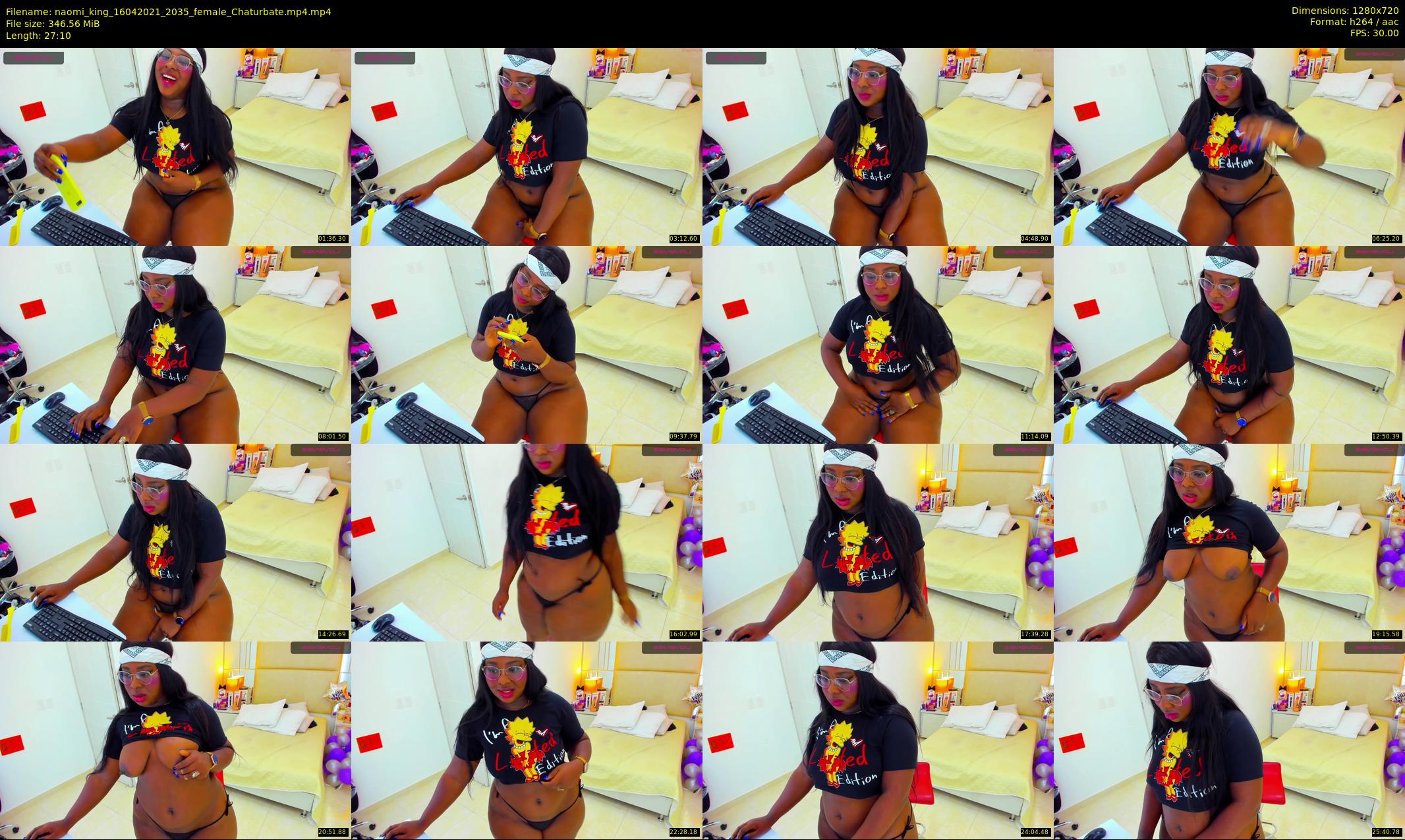 naomi_king — 28 minute Chaturbate female cam show recording, 720p, Apr 16, 2021