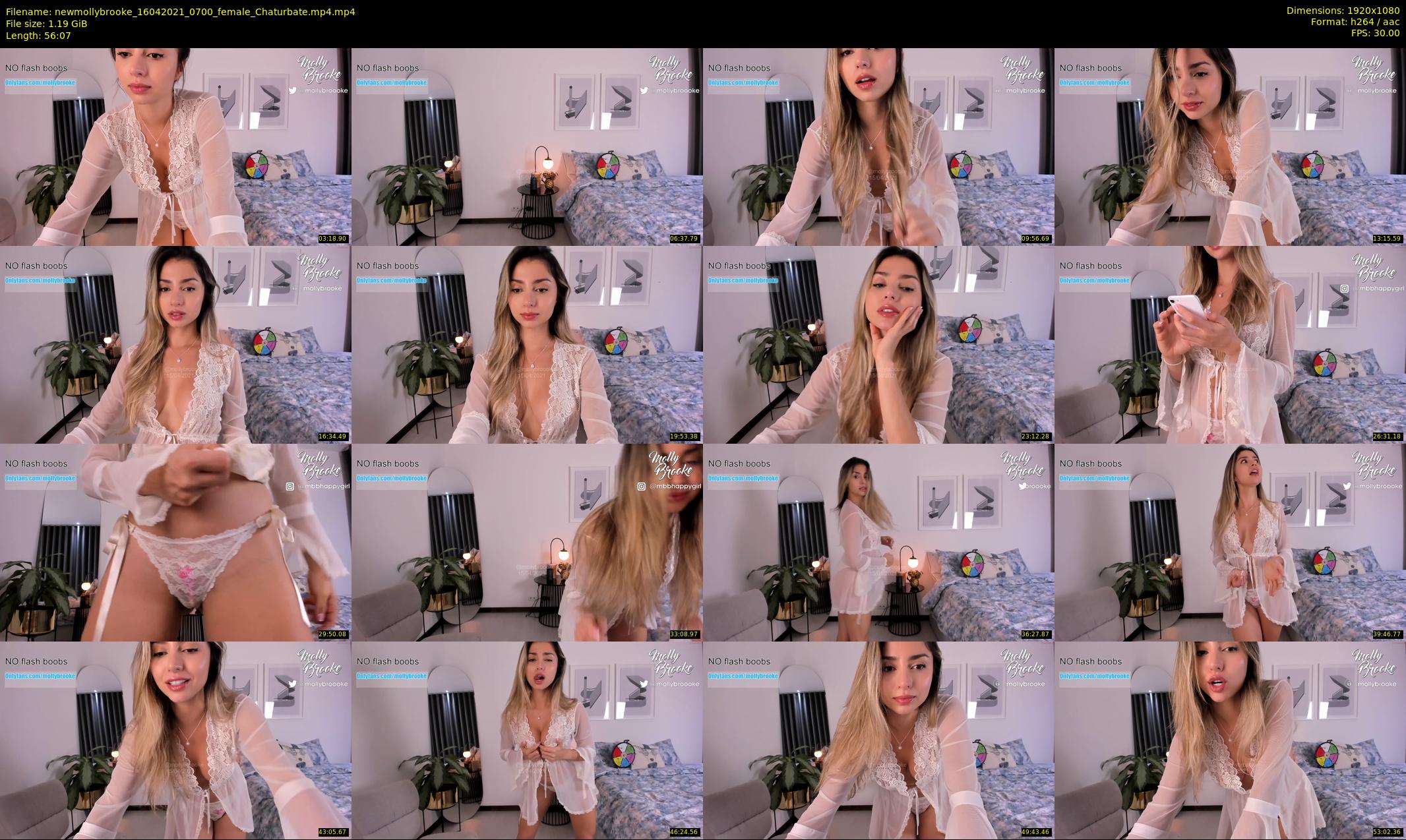 newmollybrooke — 57 minute Chaturbate female cam show recording, 1080p, Apr 16, 2021