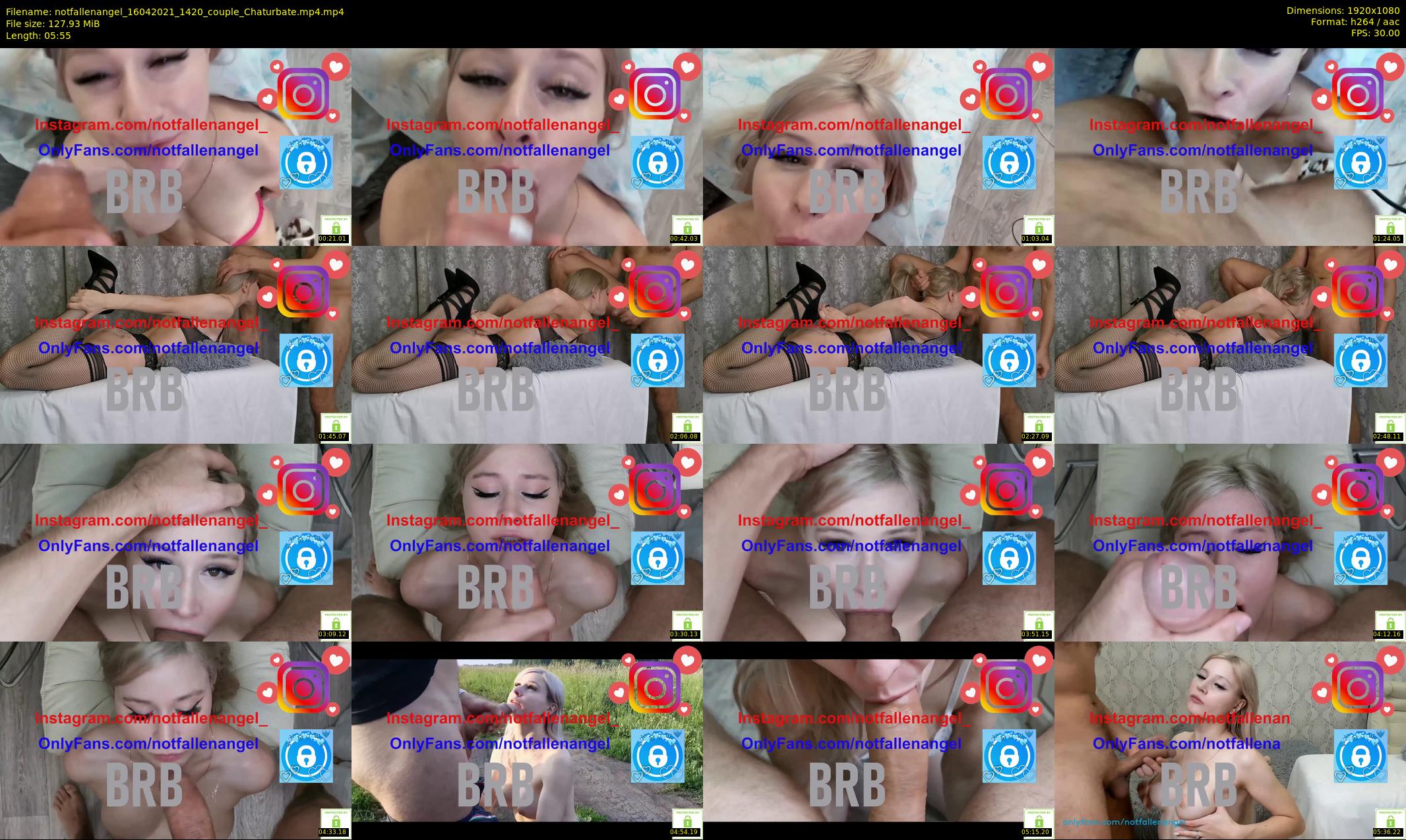 notfallenangel — 6 minute Chaturbate couple cam show recording, 1080p, Apr 16, 2021