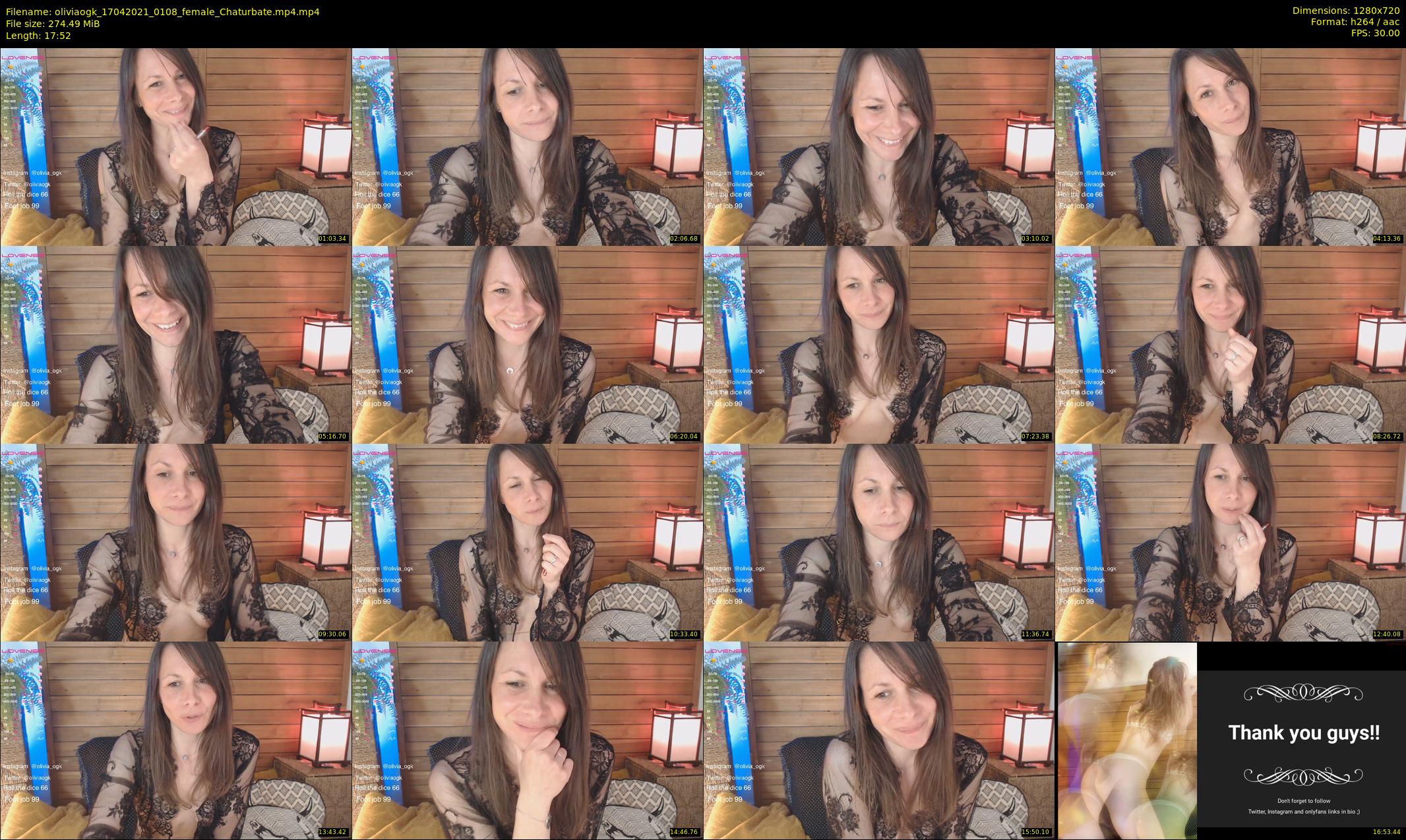 oliviaogk — 18 minute Chaturbate female cam show recording, 720p, Apr 17, 2021
