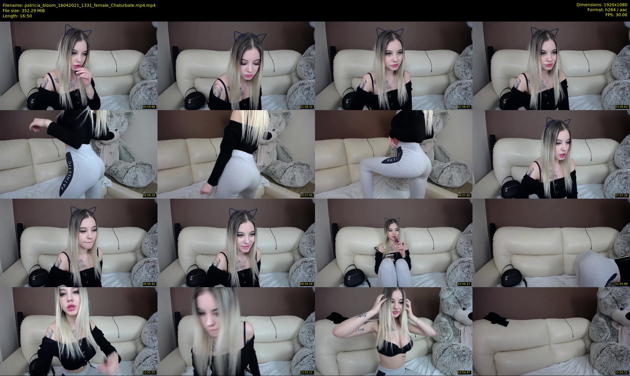patricia_bloom — 17 minute Chaturbate female cam show recording, 1080p, Apr 16, 2021