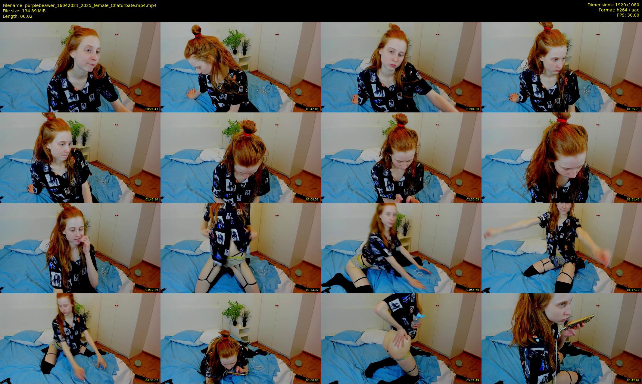 purplebeawer — 7 minute Chaturbate female cam show recording, 1080p, Apr 16, 2021