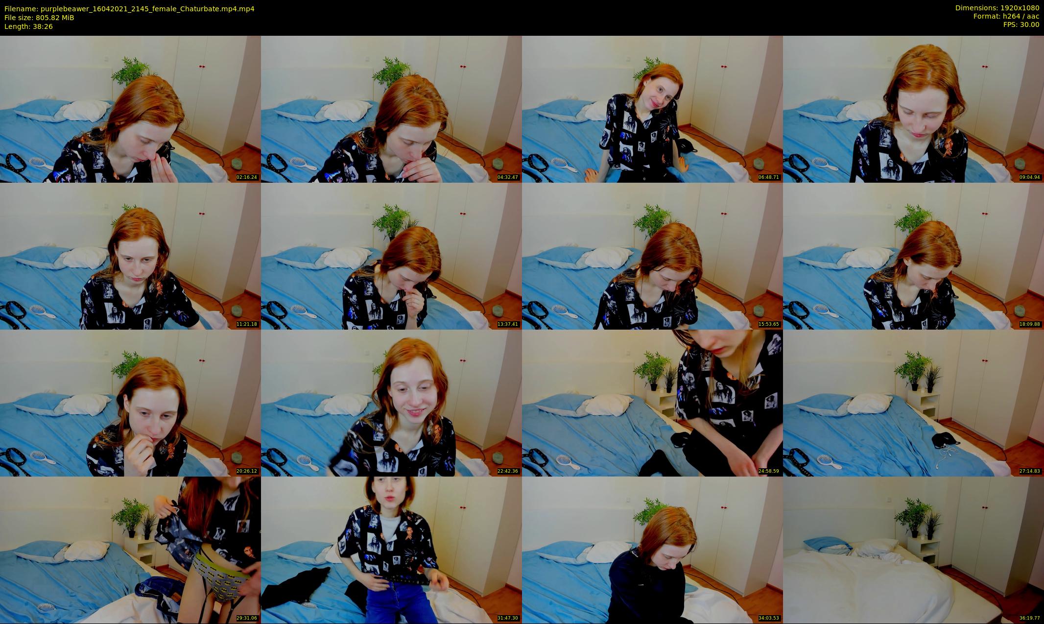 purplebeawer — 39 minute Chaturbate female cam show recording, 1080p, Apr 16, 2021