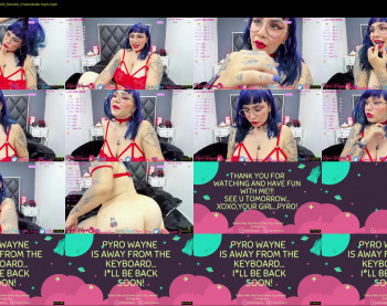pyrowayne — 59 minute Chaturbate female cam show recording, 720p, Apr 17, 2021