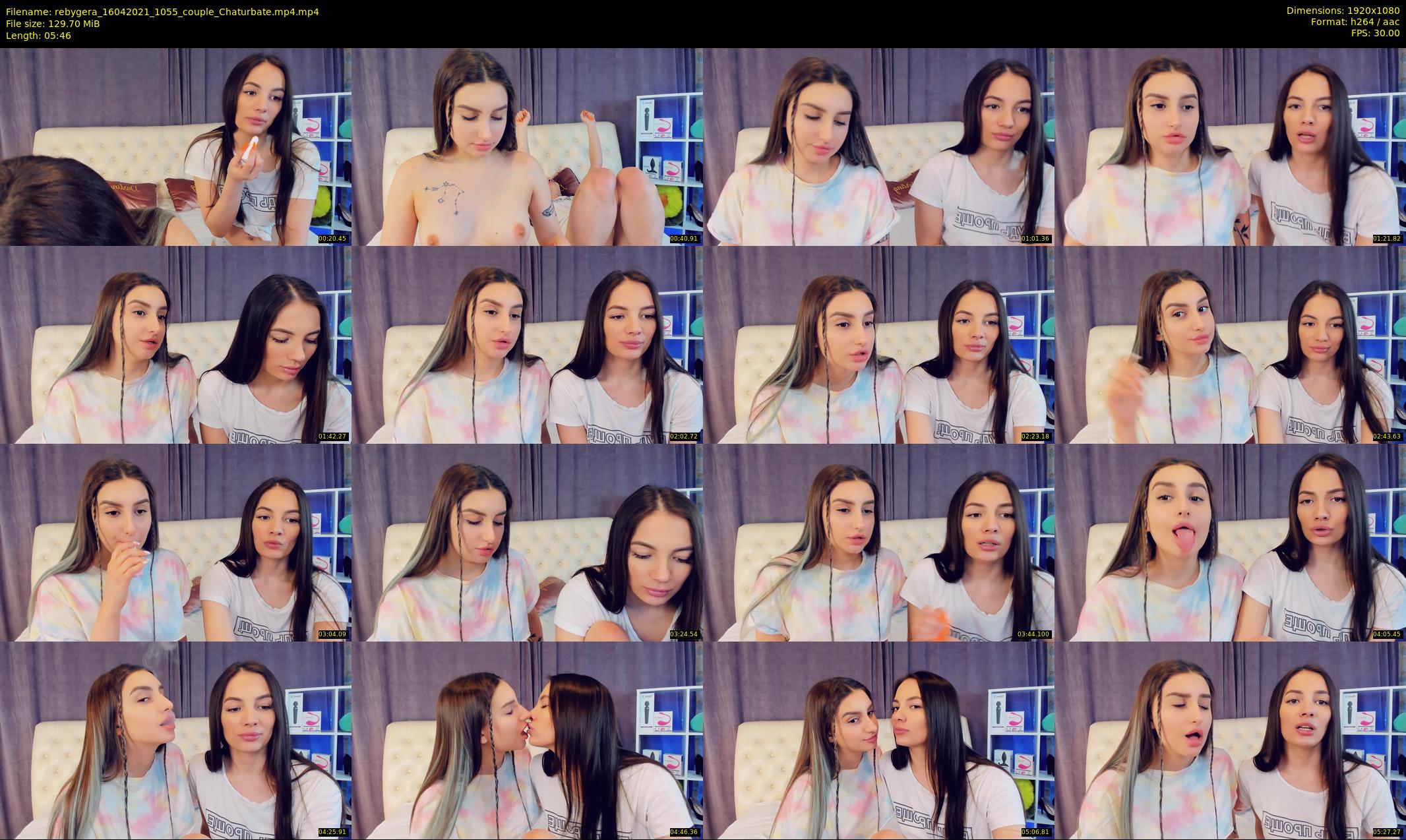 rebygera — 6 minute Chaturbate couple cam show recording, 1080p, Apr 16, 2021