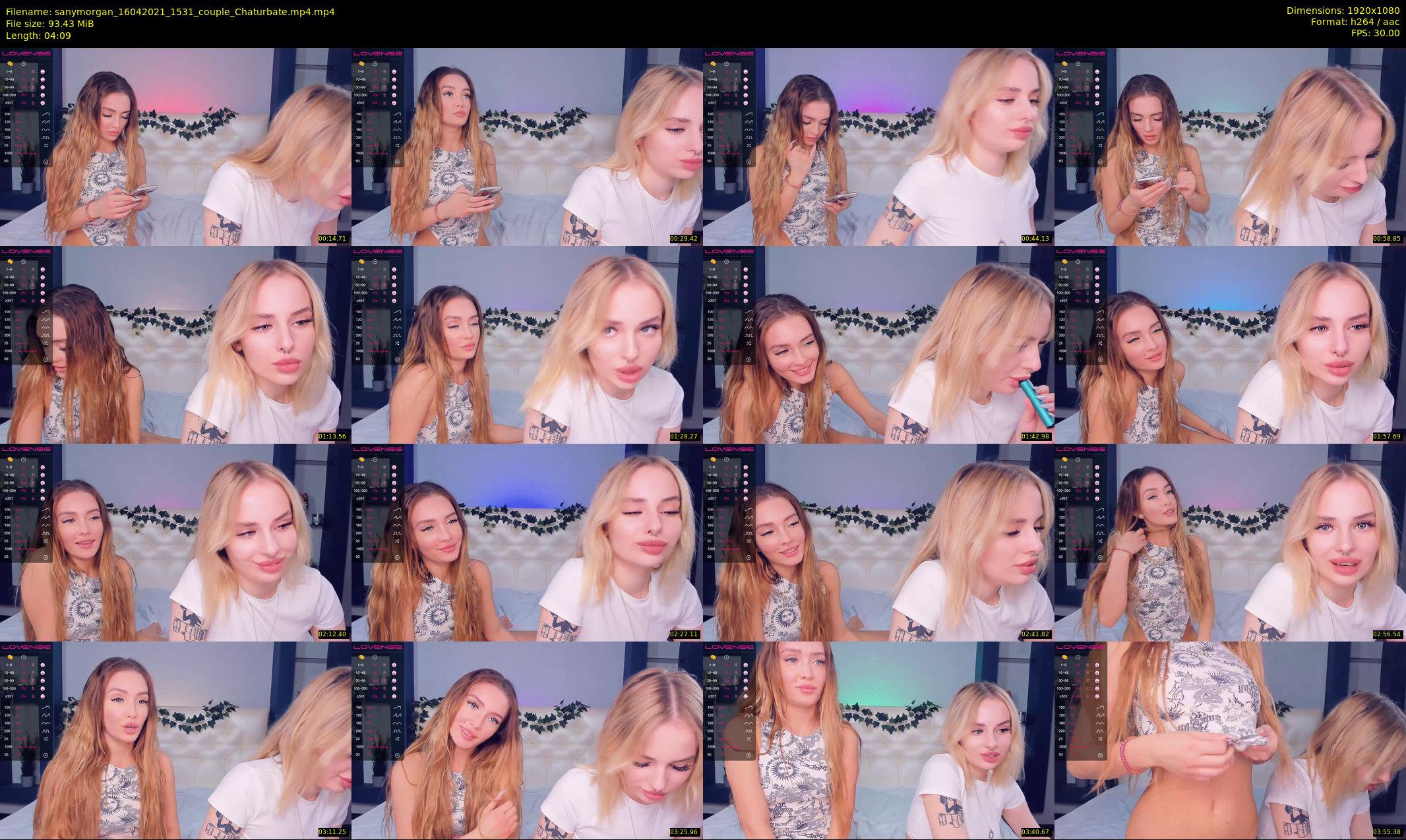 sanymorgan — 5 minute Chaturbate couple cam show recording, 1080p, Apr 16, 2021