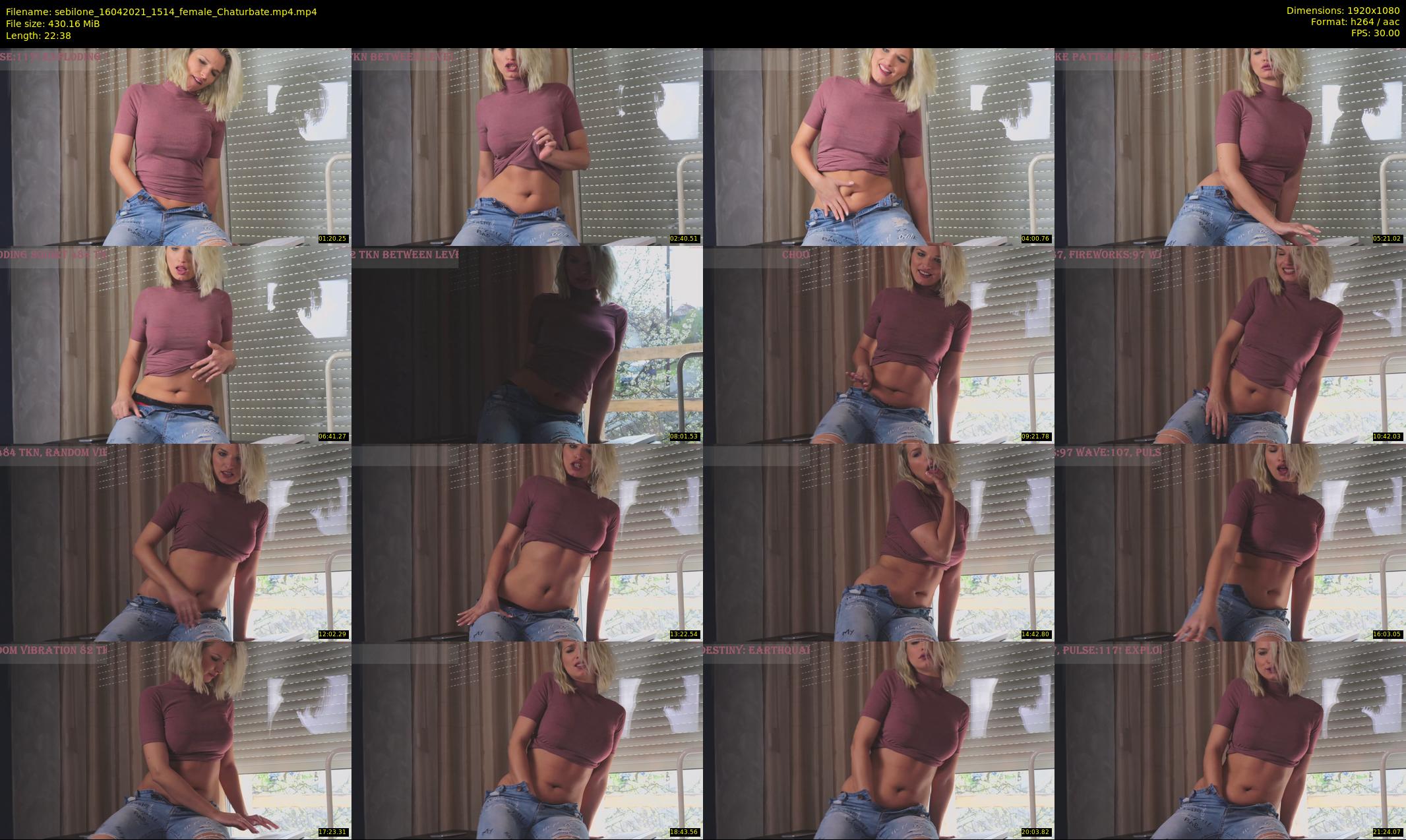 sebilone — 23 minute Chaturbate couple cam show recording, 1080p, Apr 16, 2021