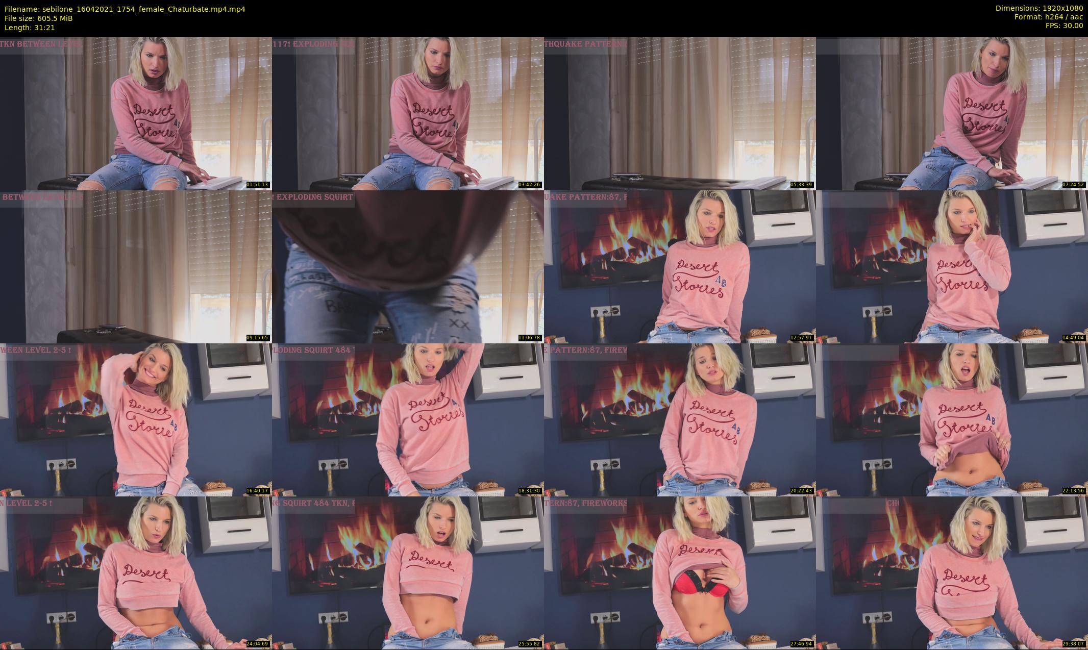 sebilone — 32 minute Chaturbate couple cam show recording, 1080p, Apr 16, 2021