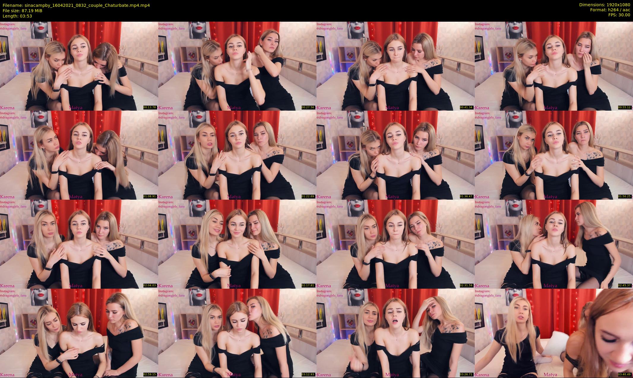 sinacampby — 4 minute Chaturbate couple cam show recording, 1080p, Apr 16, 2021