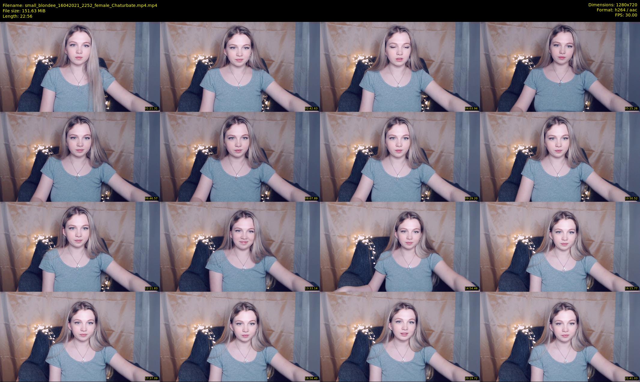 small_blondee — 23 minute Chaturbate female cam show recording, 720p, Apr 16, 2021