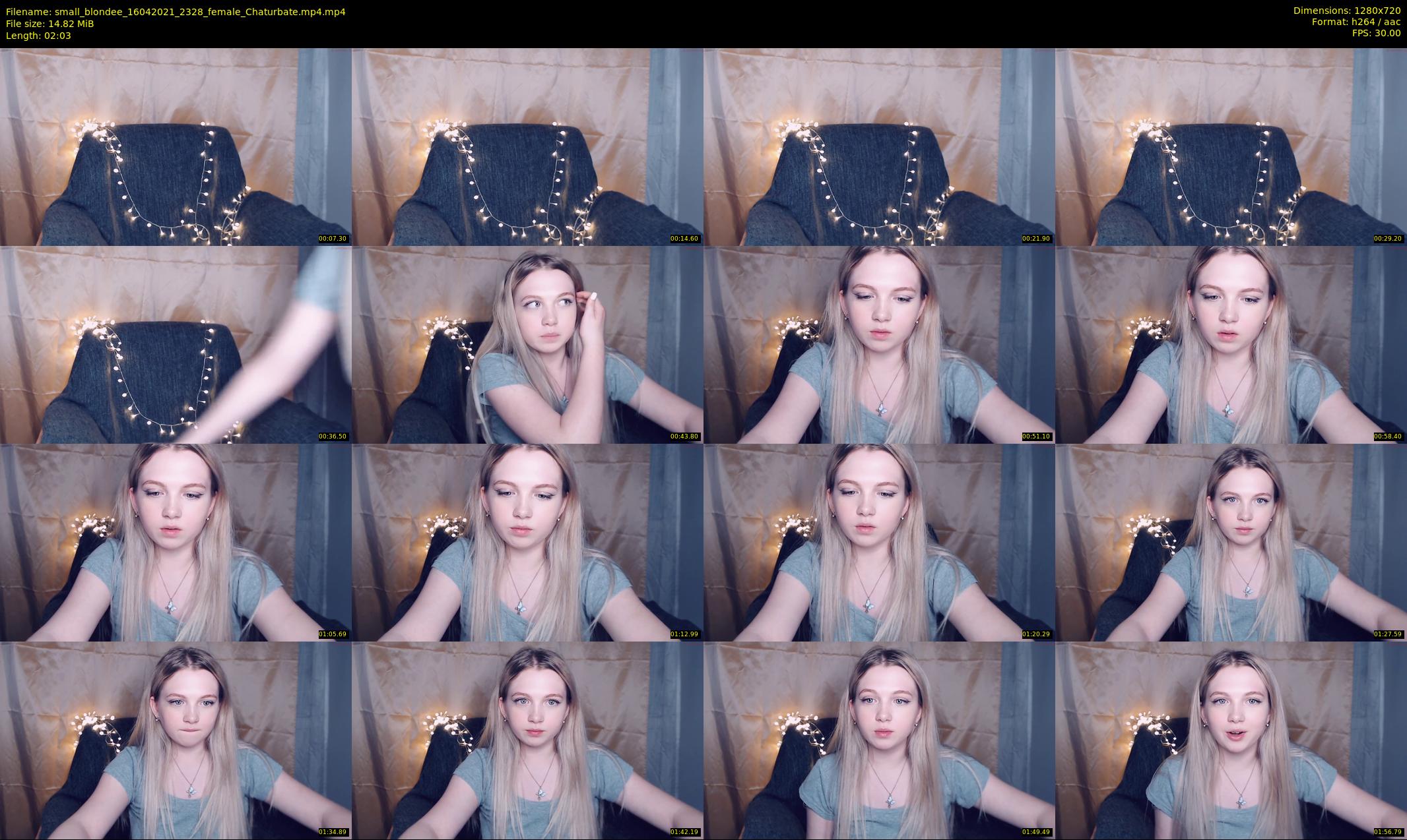 small_blondee — 3 minute Chaturbate female cam show recording, 720p, Apr 16, 2021