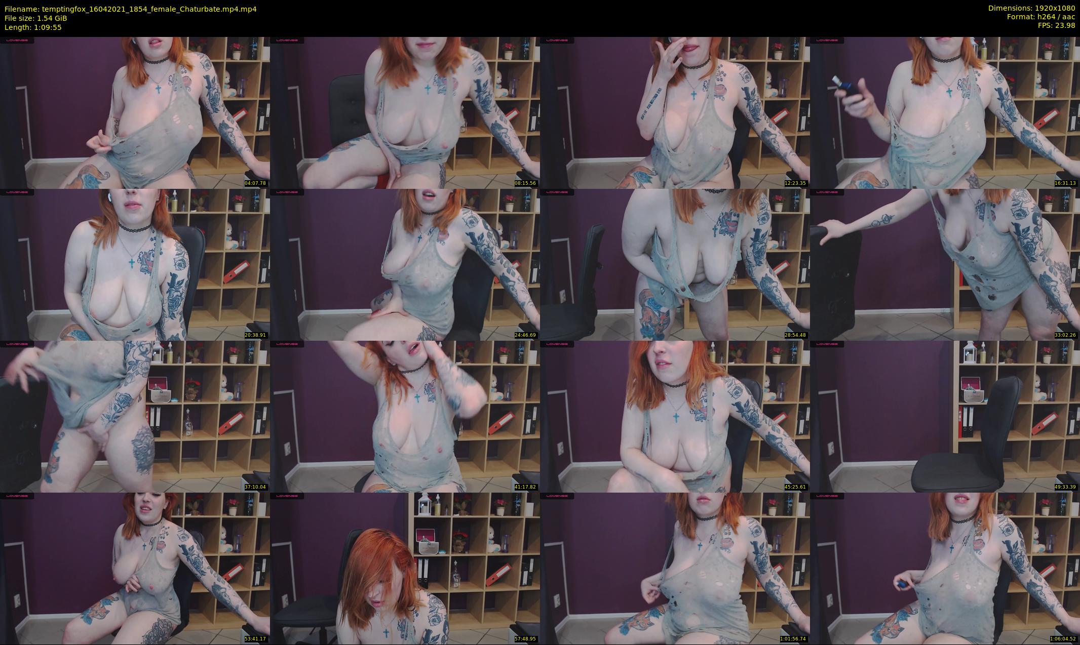 temptingfox — 70 minute Chaturbate female cam show recording, 1080p, Apr 16, 2021