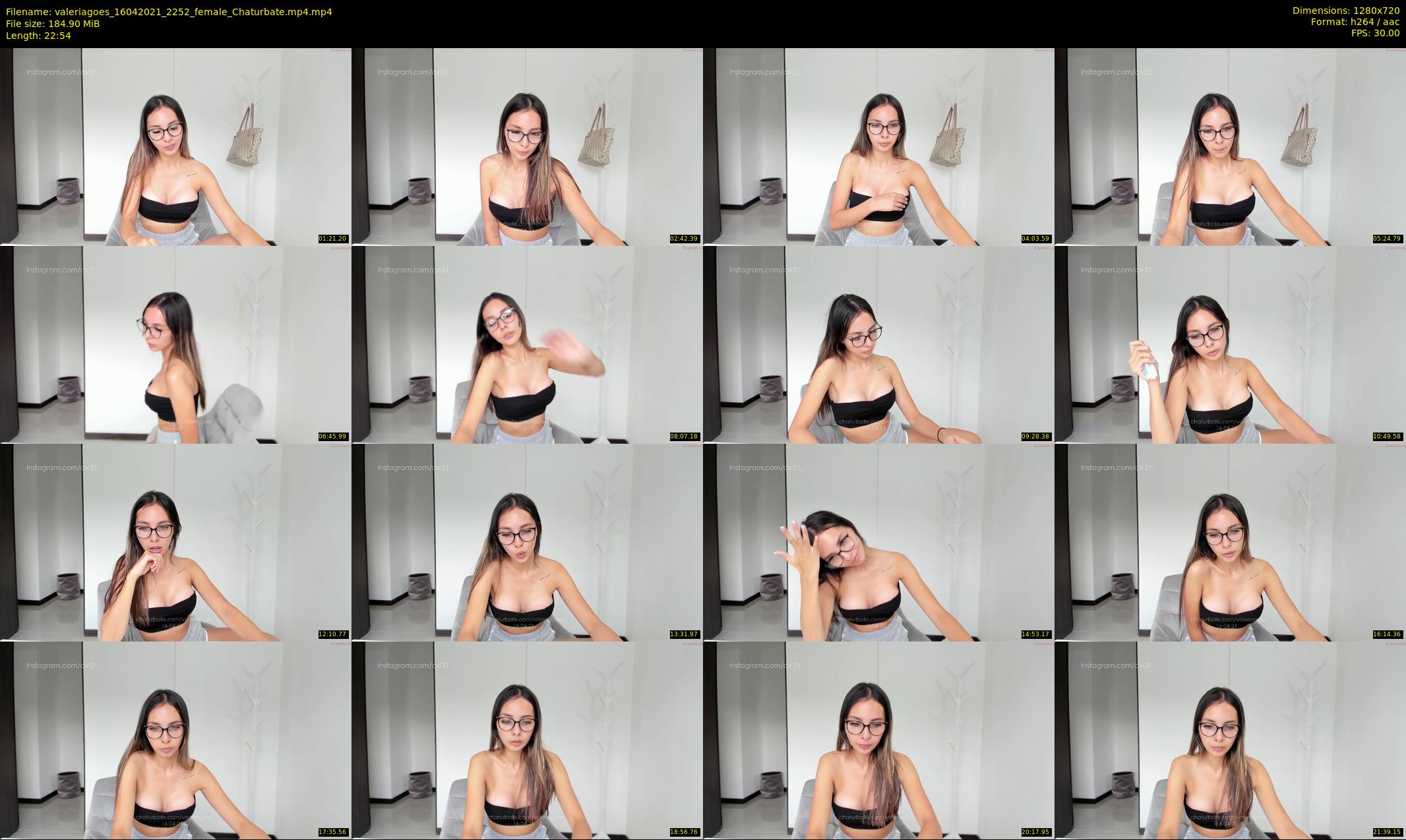 valeriagoes — 23 minute Chaturbate female cam show recording, 720p, Apr 16, 2021