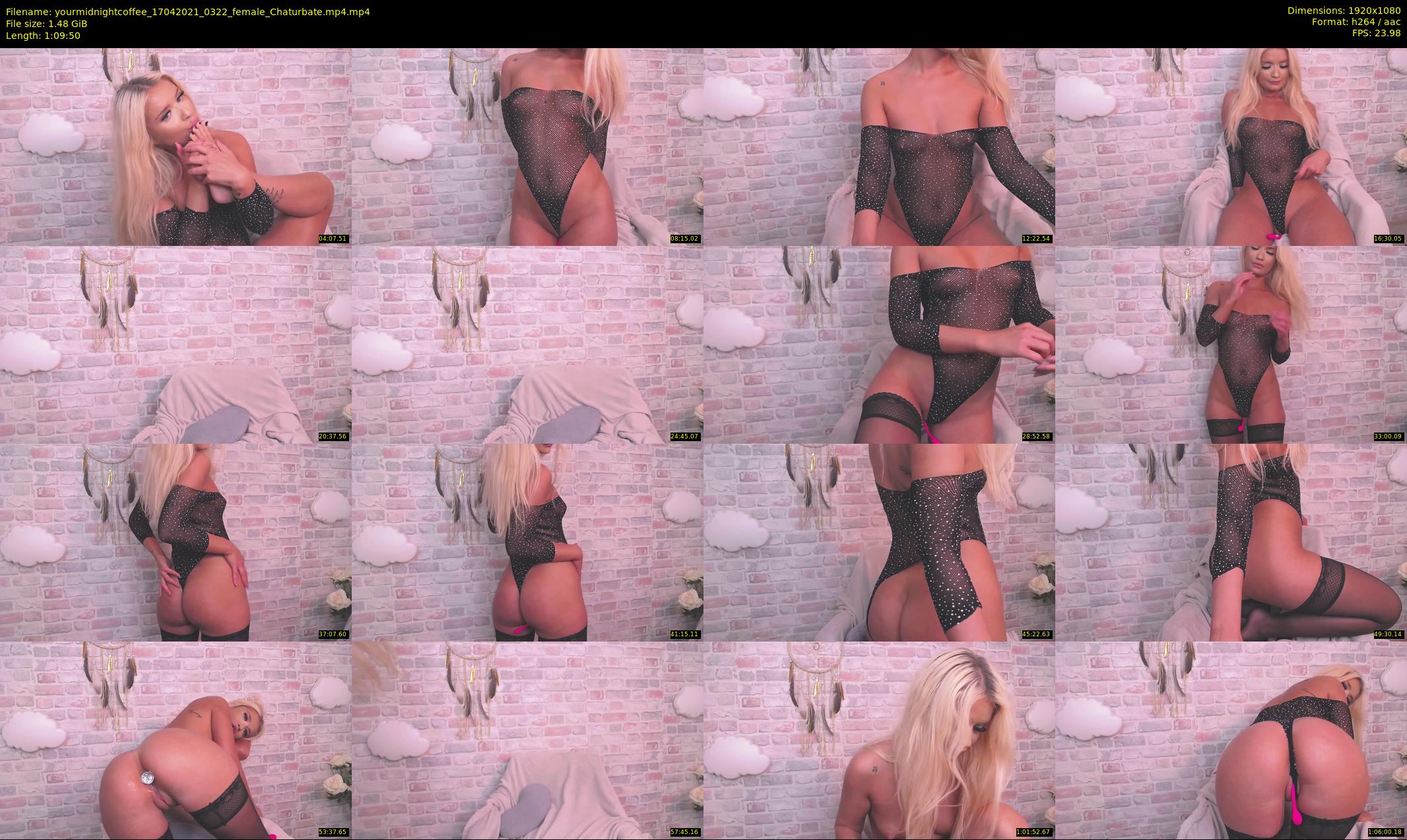 yourmidnightcoffee — 70 minute Chaturbate female cam show recording, 1080p, Apr 17, 2021