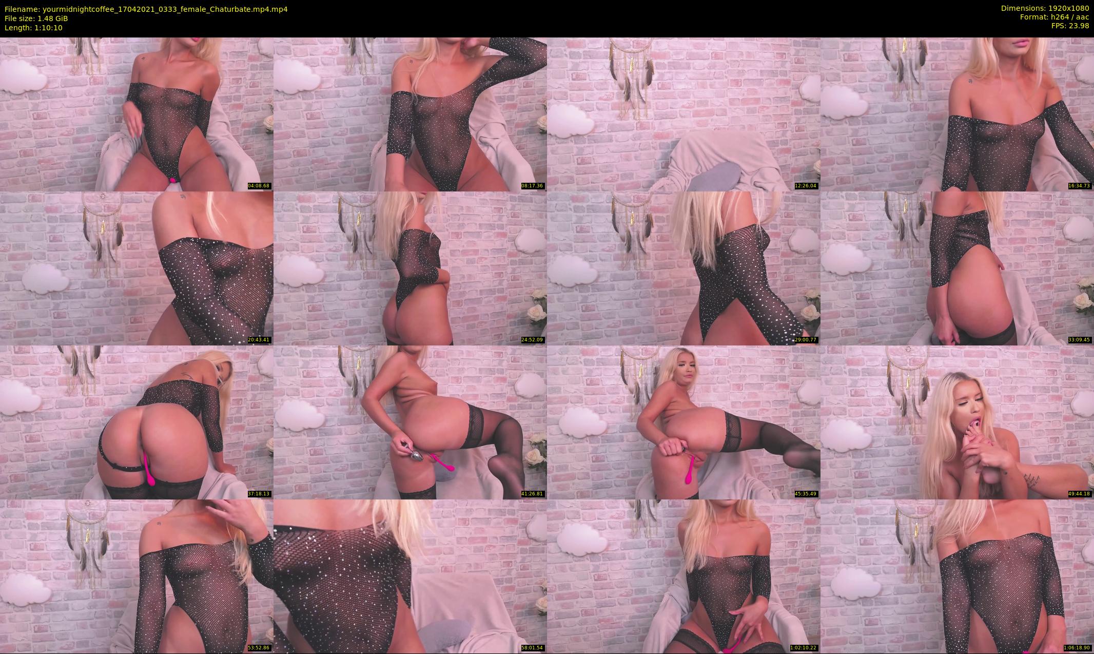 yourmidnightcoffee — 71 minute Chaturbate female cam show recording, 1080p, Apr 17, 2021