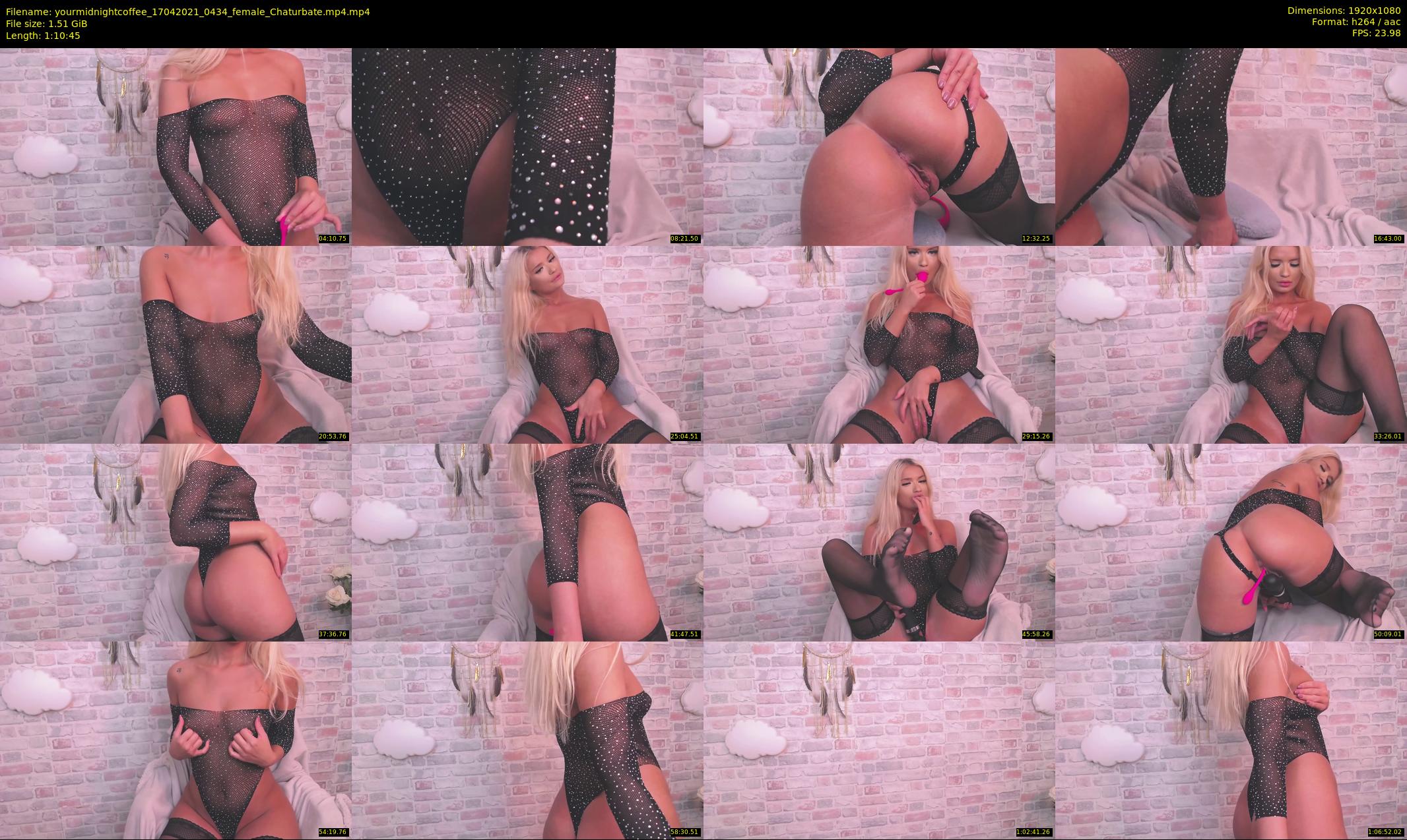 yourmidnightcoffee — 71 minute Chaturbate female cam show recording, 1080p, Apr 17, 2021