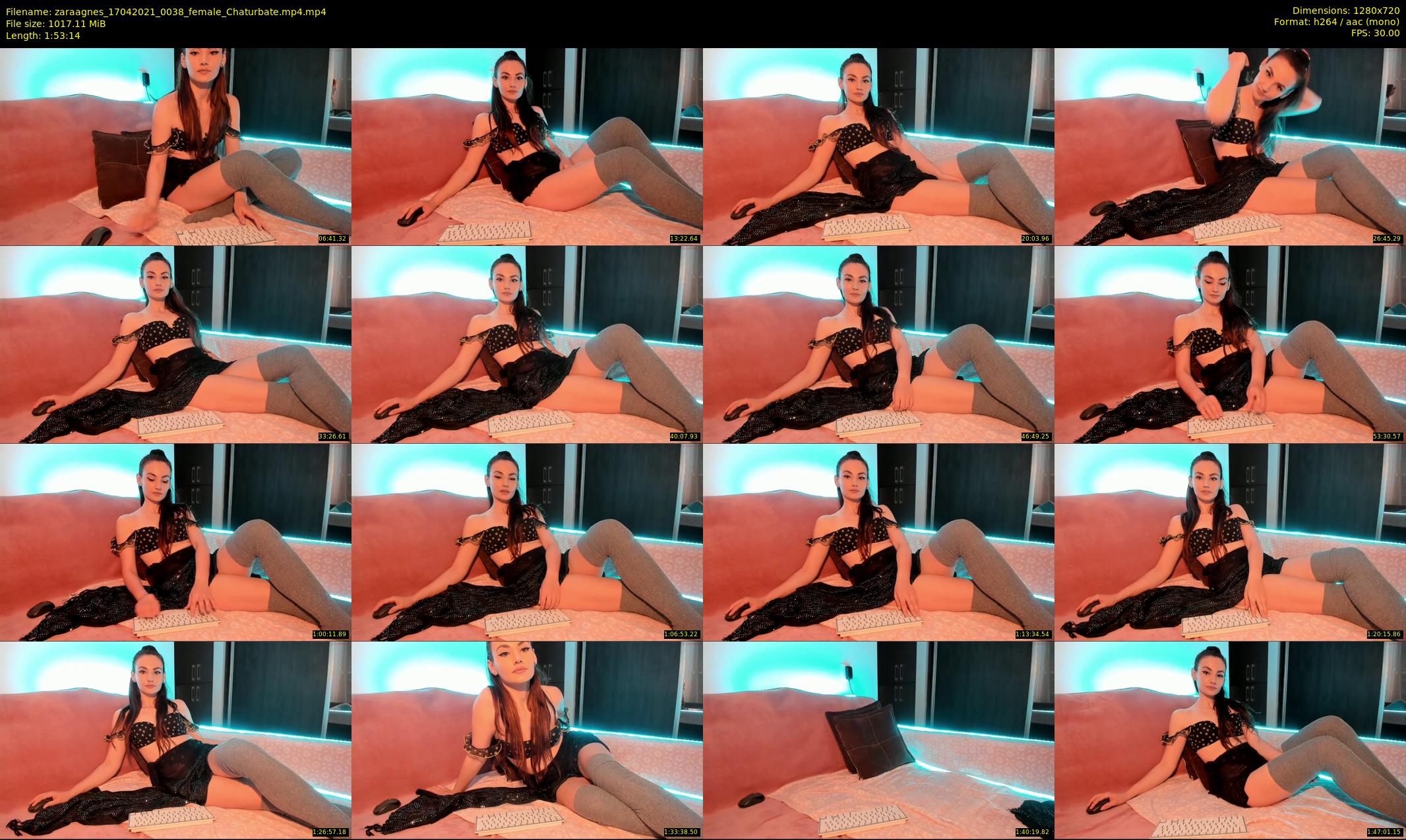 zaraagnes — 114 minute Chaturbate female cam show recording, 720p, Apr 17, 2021