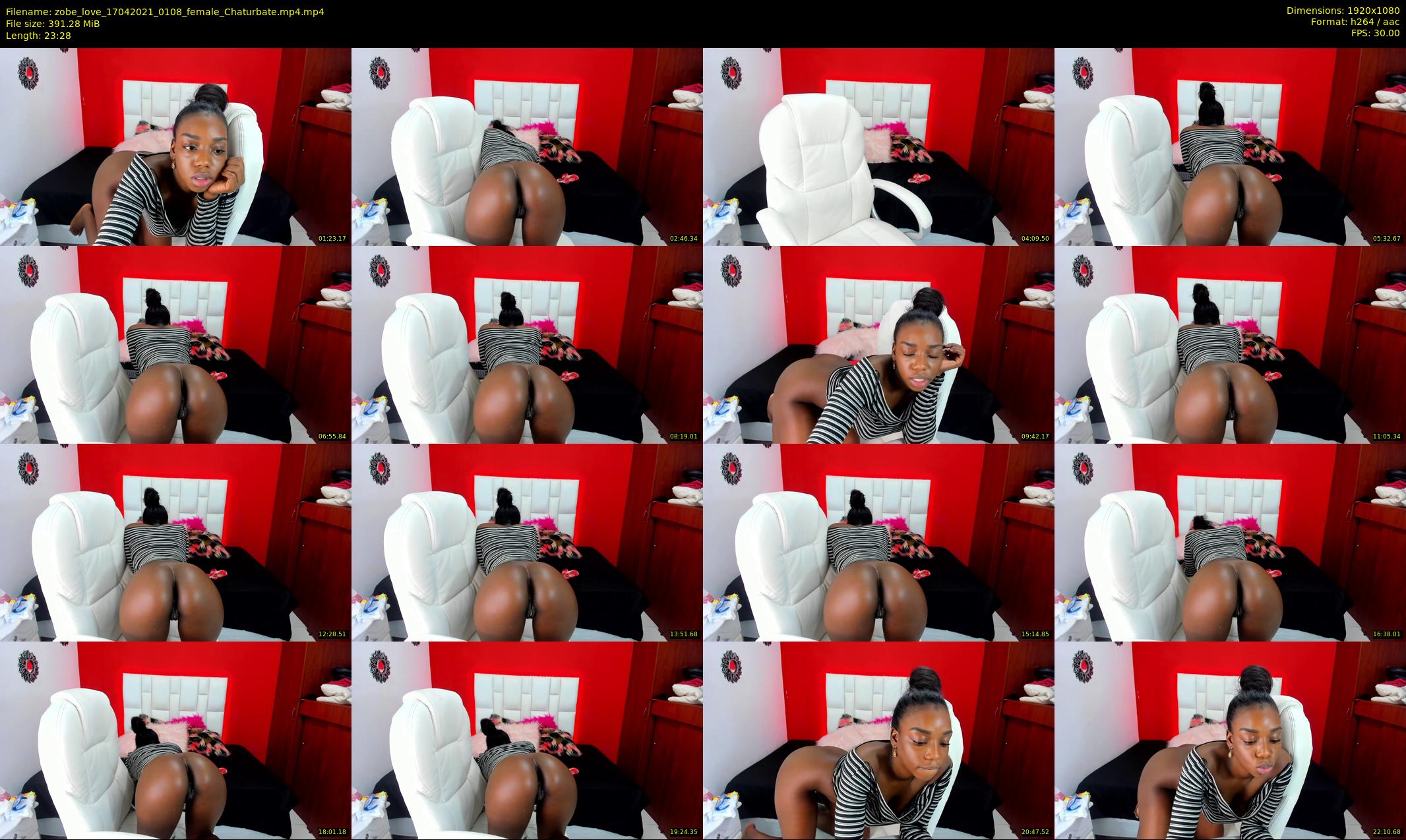 zobe_love — 24 minute Chaturbate female cam show recording, 1080p, Apr 17, 2021