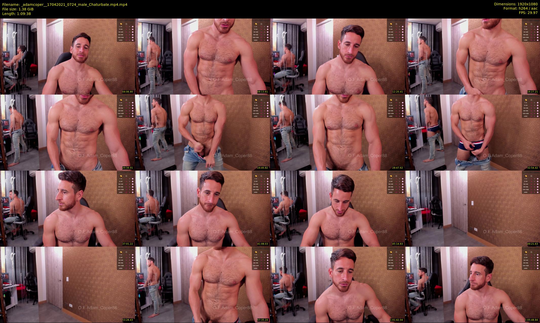_adamcoper_ — 70 minute Chaturbate male cam show recording, 1080p, Apr 17, 2021