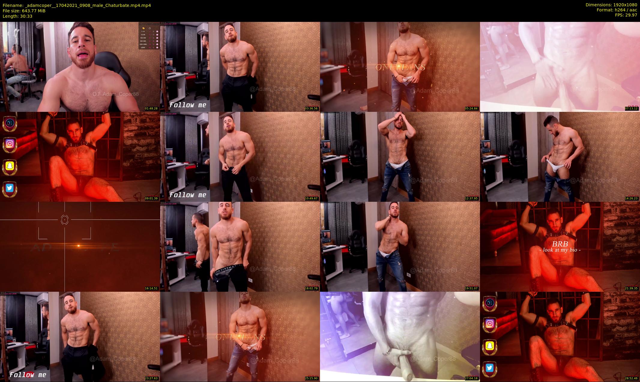 _adamcoper_ — 31 minute Chaturbate male cam show recording, 1080p, Apr 17, 2021