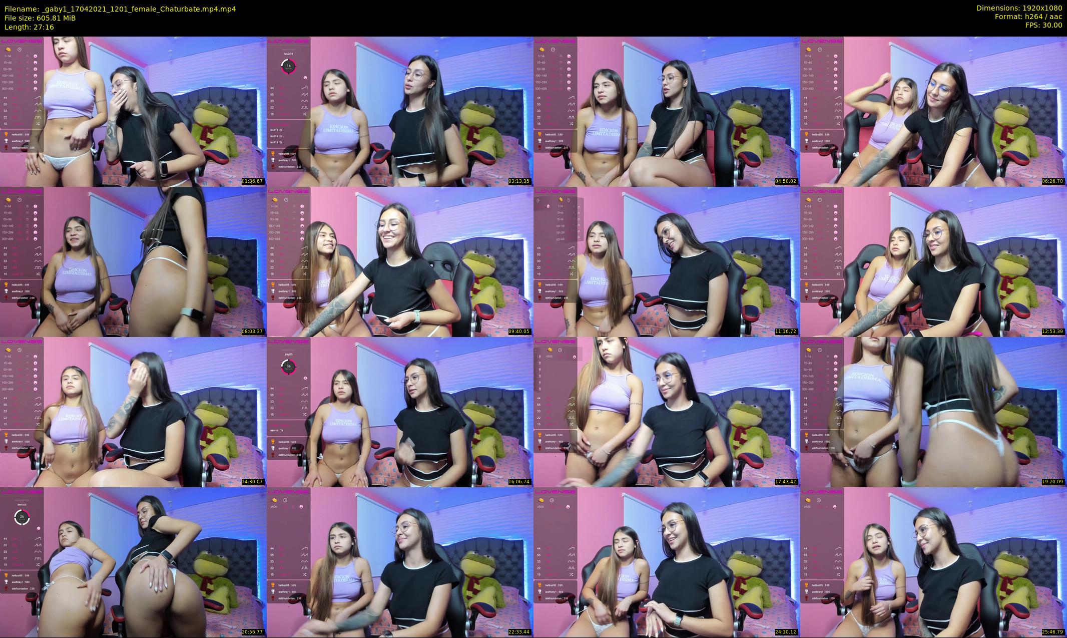 _gaby1 — 28 minute Chaturbate female cam show recording, 1080p, Apr 17, 2021