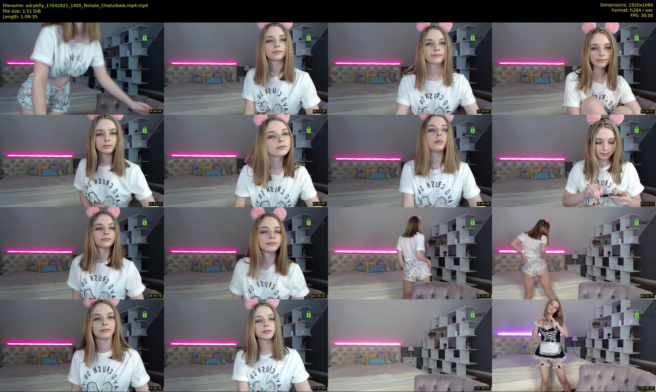 adrykilly — 70 minute Chaturbate female cam show recording, 1080p, Apr 17, 2021