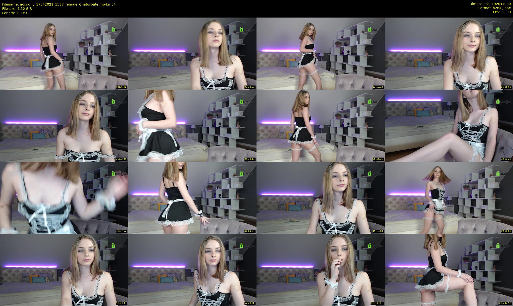 adrykilly — 70 minute Chaturbate female cam show recording, 1080p, Apr 17, 2021