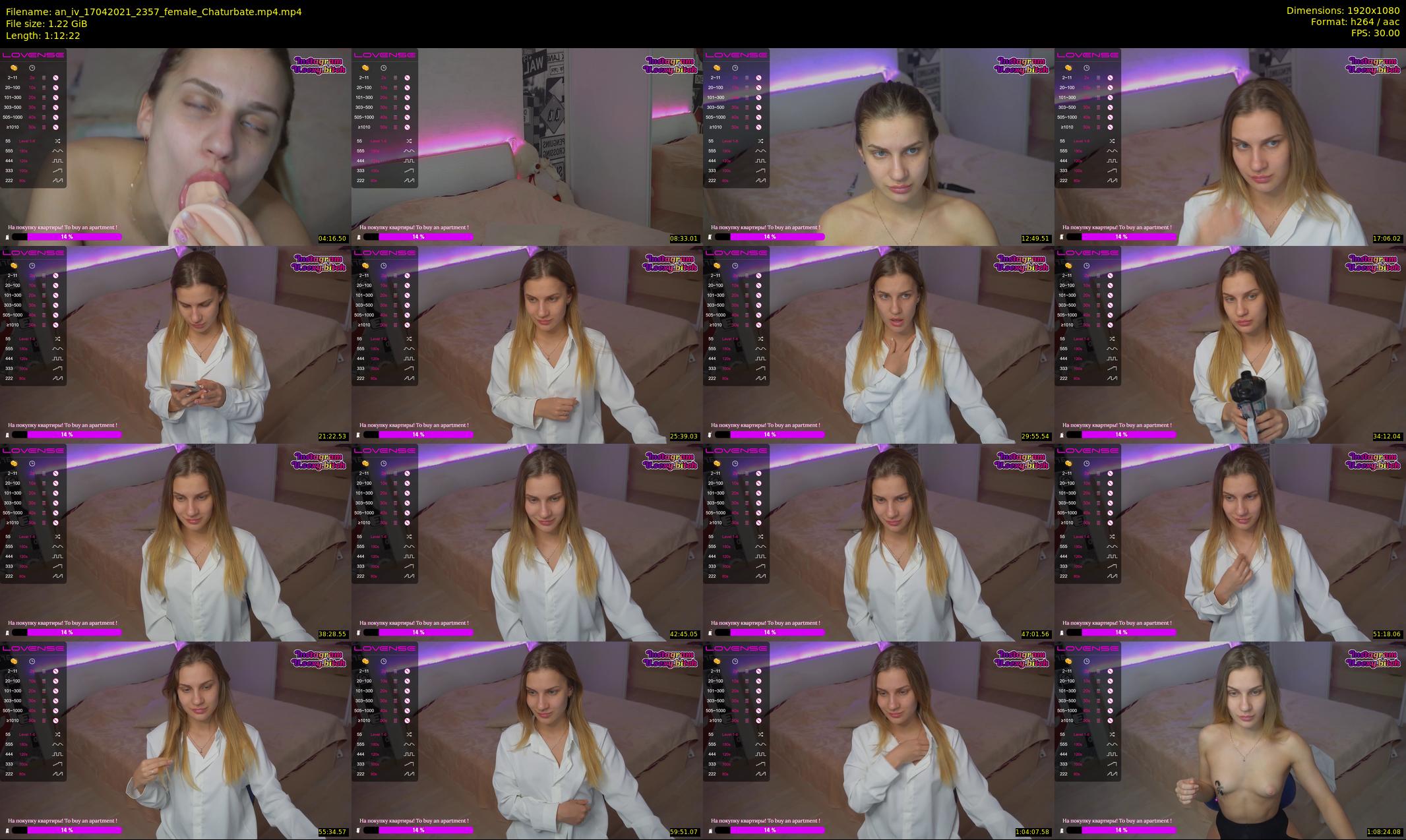 an_iv — 73 minute Chaturbate female cam show recording, 1080p, Apr 17, 2021