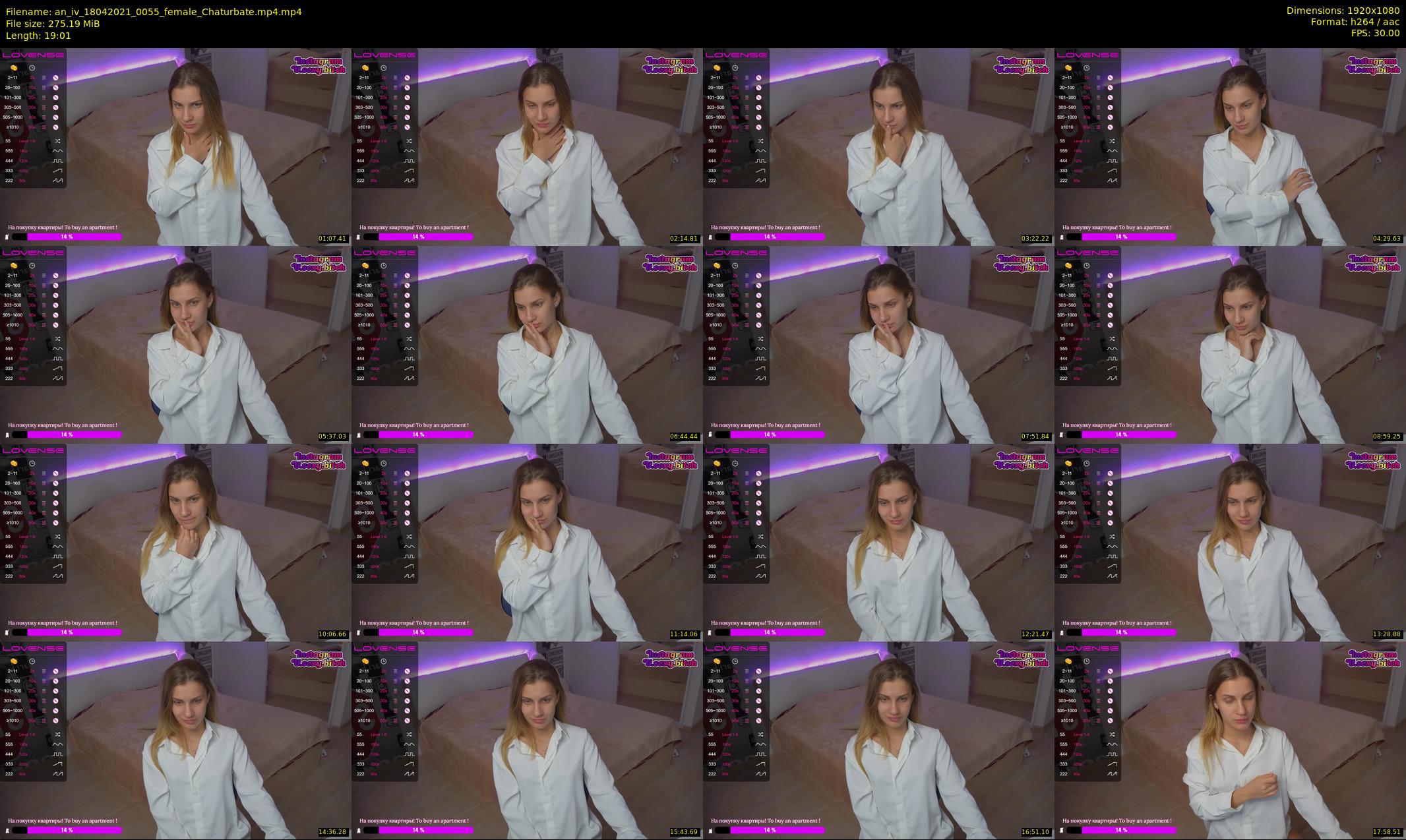 an_iv — 20 minute Chaturbate female cam show recording, 1080p, Apr 18, 2021