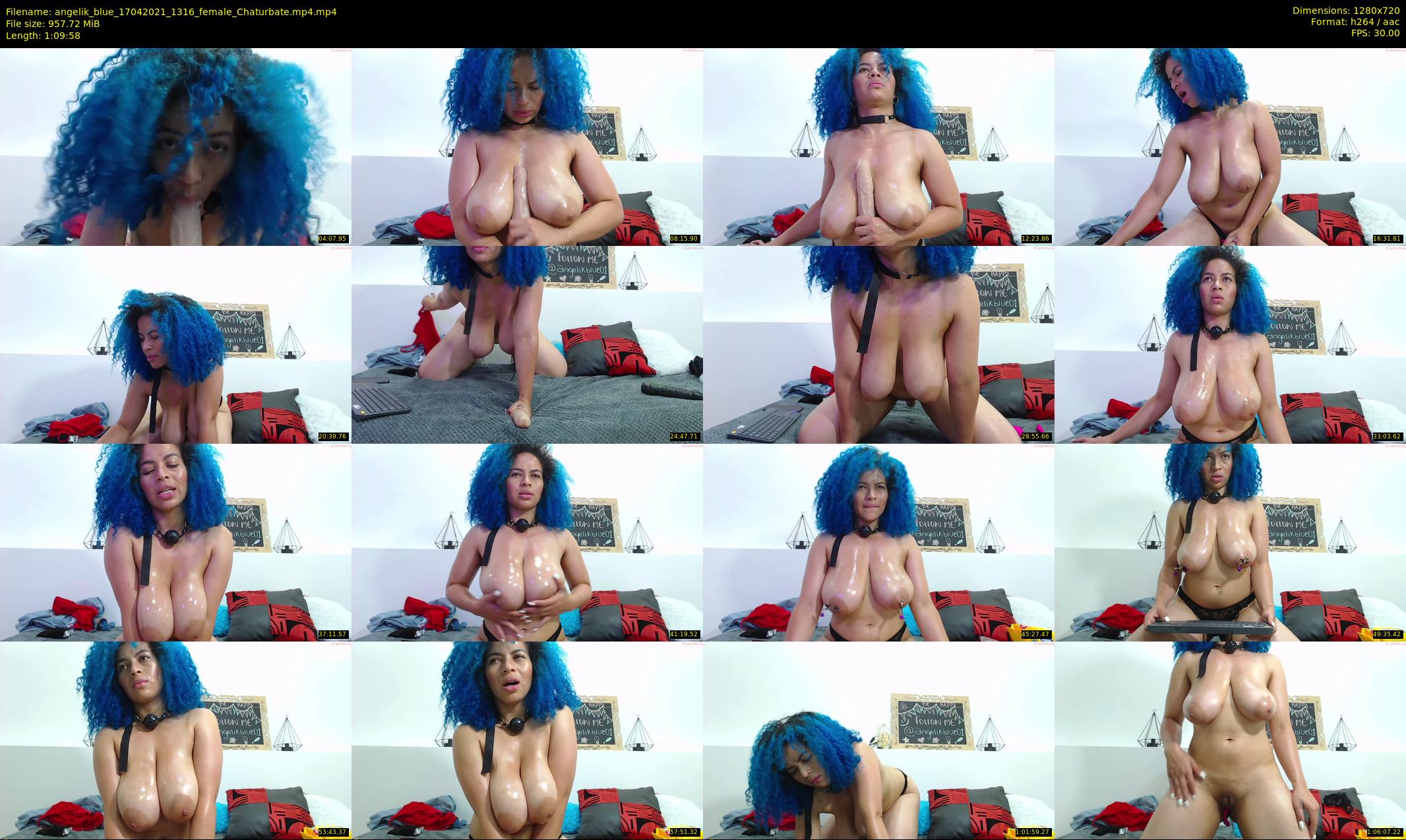 angelik_blue — 70 minute Chaturbate female cam show recording, 720p, Apr 17, 2021