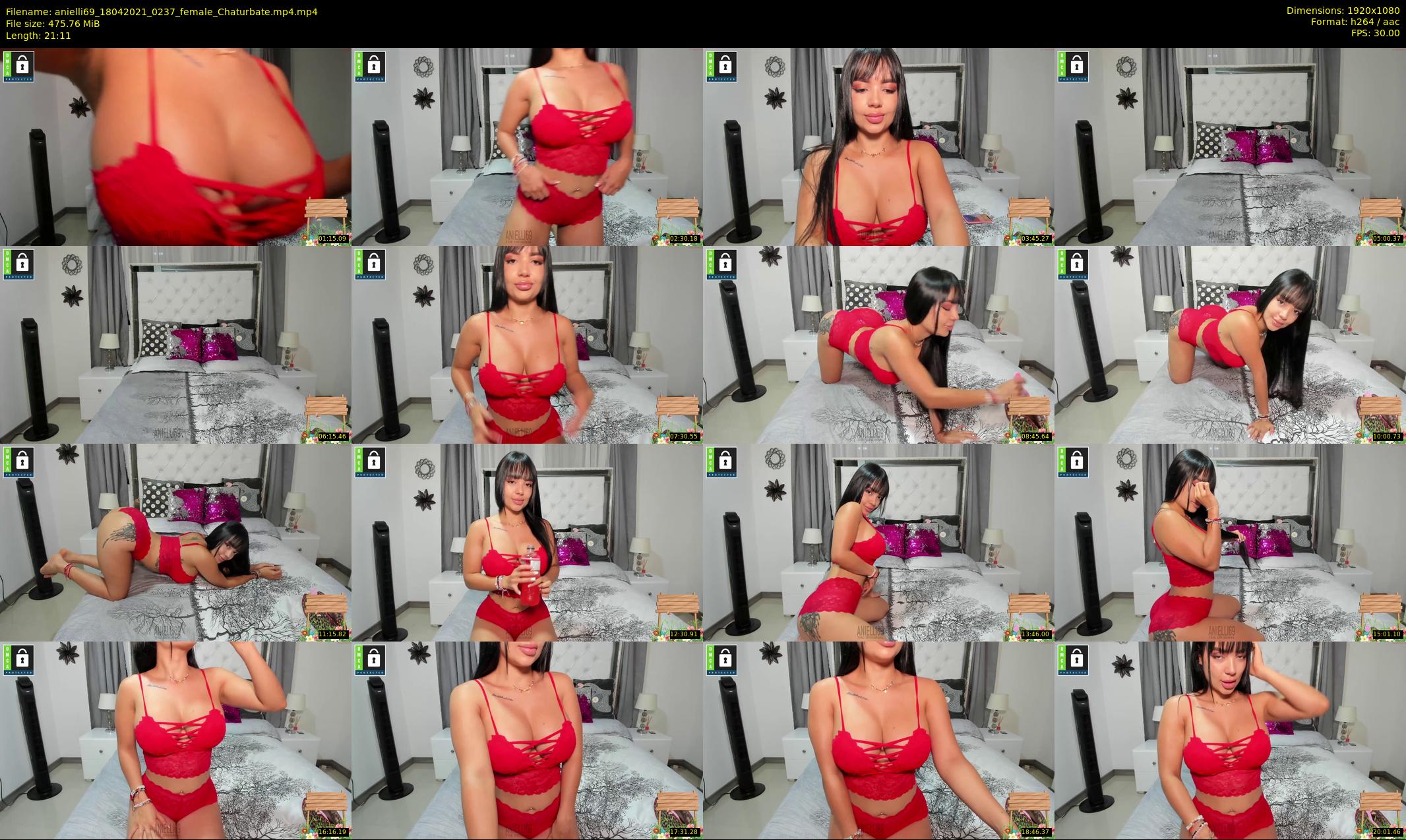 anielli69 — 22 minute Chaturbate female cam show recording, 1080p, Apr 18, 2021