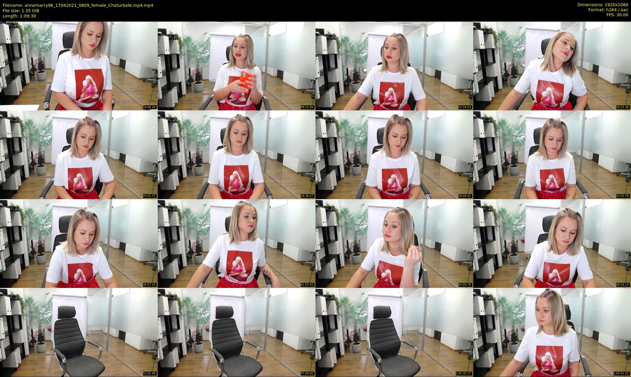annemarry96 — 70 minute Chaturbate female cam show recording, 1080p, Apr 17, 2021