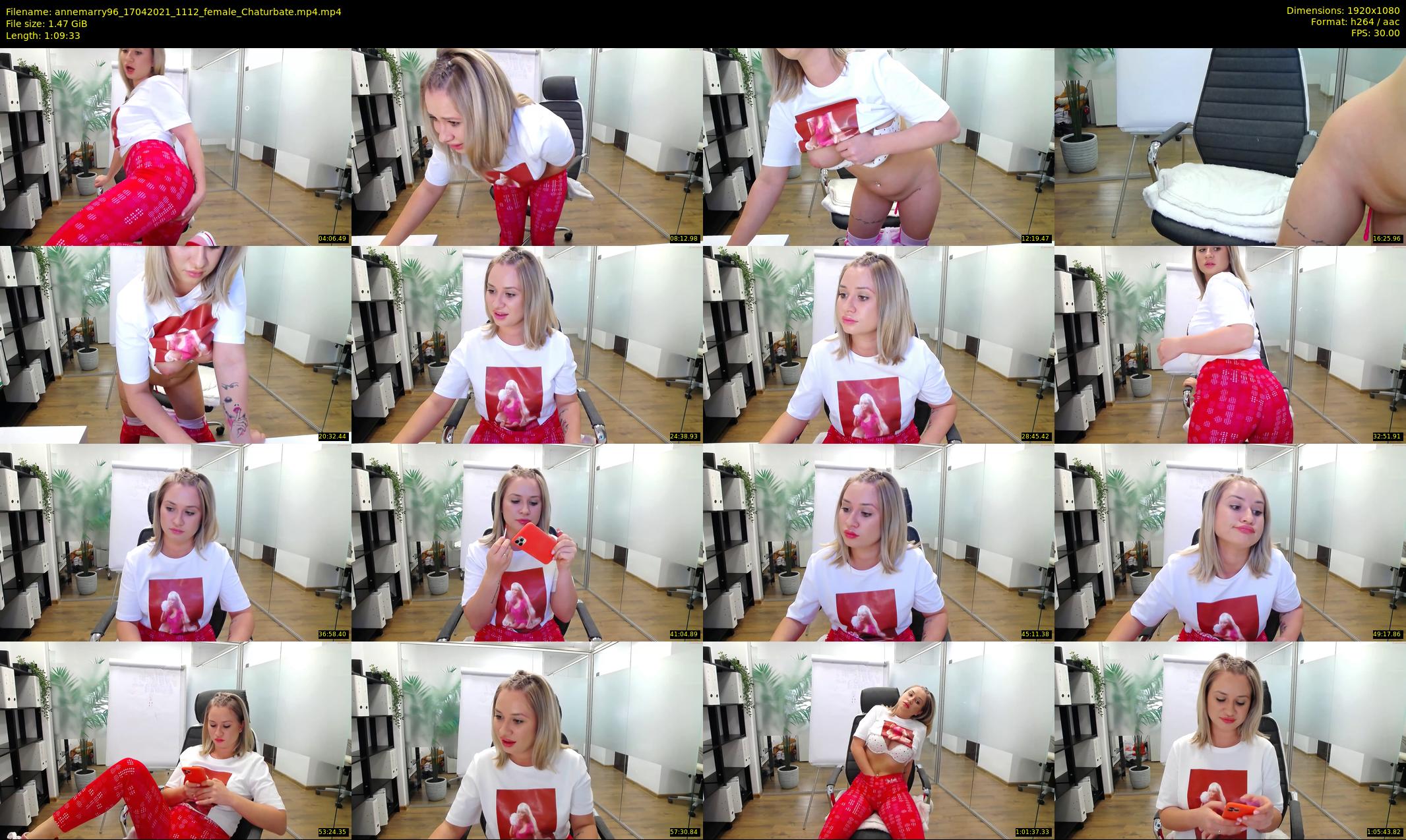 annemarry96 — 70 minute Chaturbate female cam show recording, 1080p, Apr 17, 2021