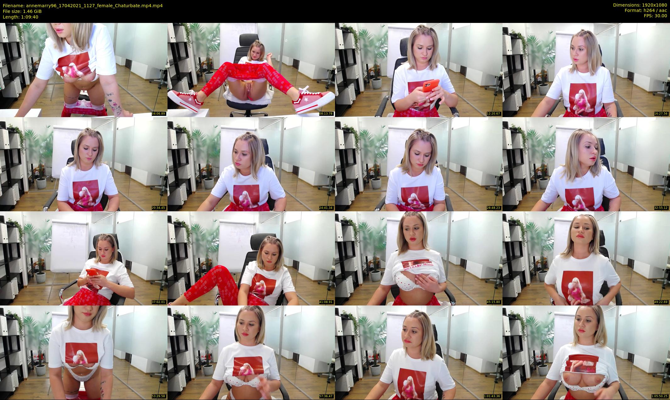 annemarry96 — 70 minute Chaturbate female cam show recording, 1080p, Apr 17, 2021