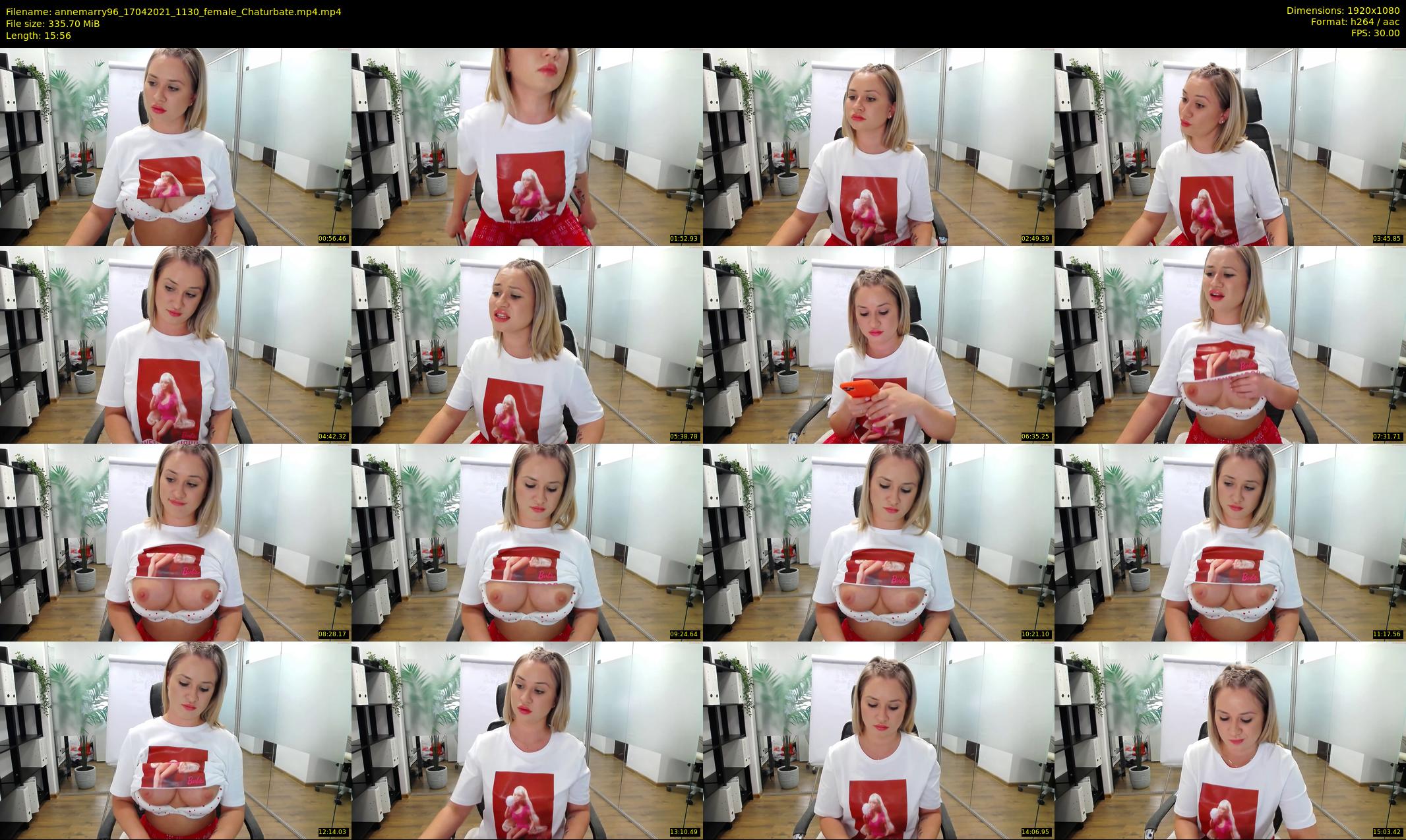 annemarry96 — 16 minute Chaturbate female cam show recording, 1080p, Apr 17, 2021