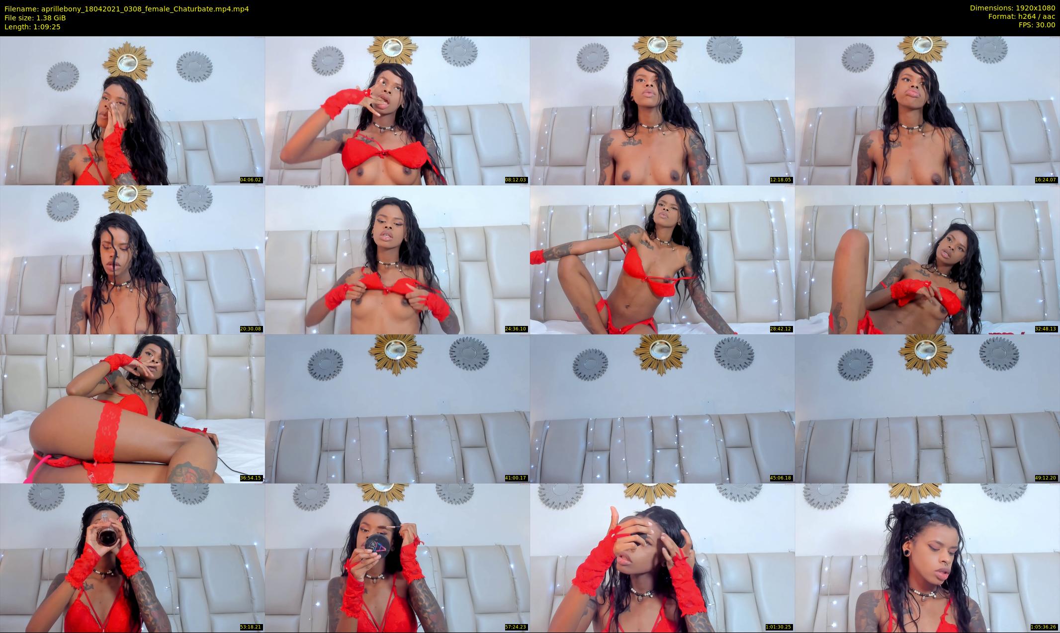 aprillebony — 70 minute Chaturbate female cam show recording, 1080p, Apr 18, 2021