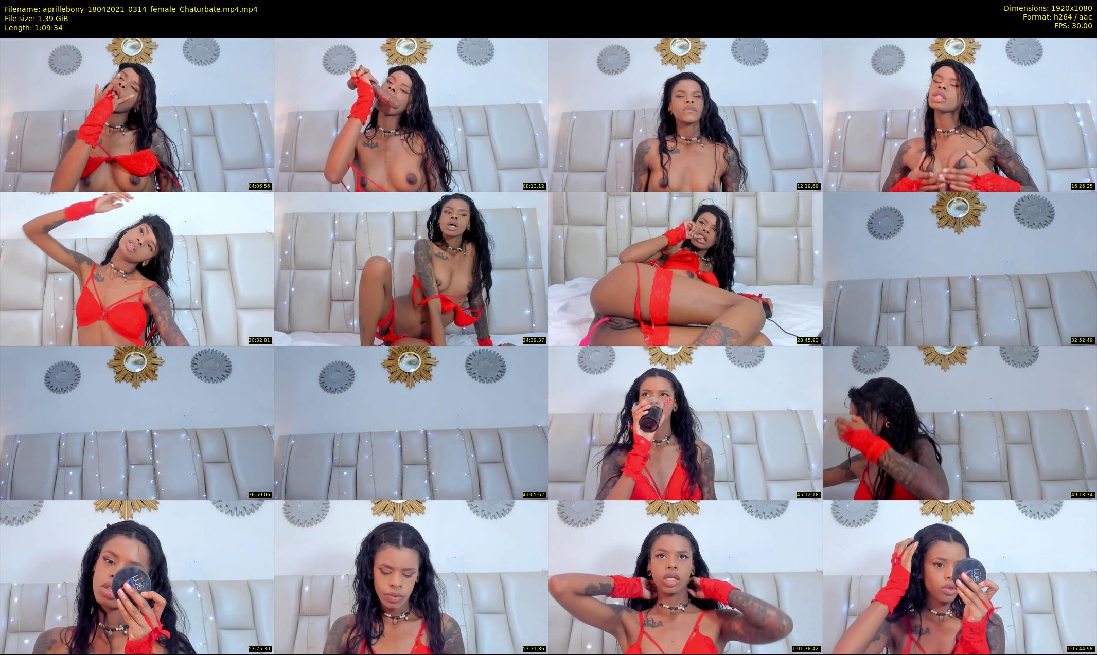 aprillebony — 70 minute Chaturbate female cam show recording, 1080p, Apr 18, 2021