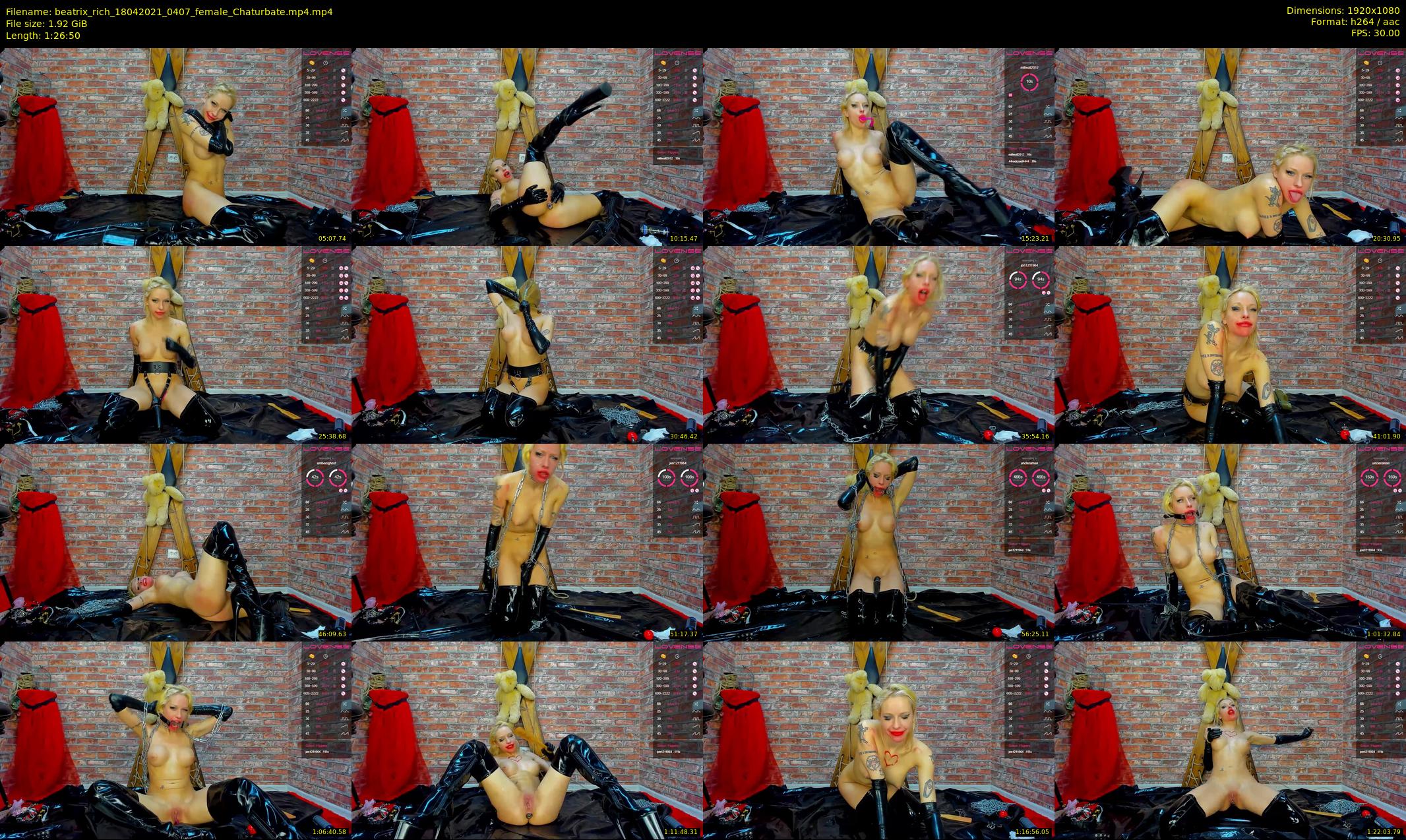 beatrix_rich — 87 minute Chaturbate female cam show recording, 1080p, Apr 18, 2021