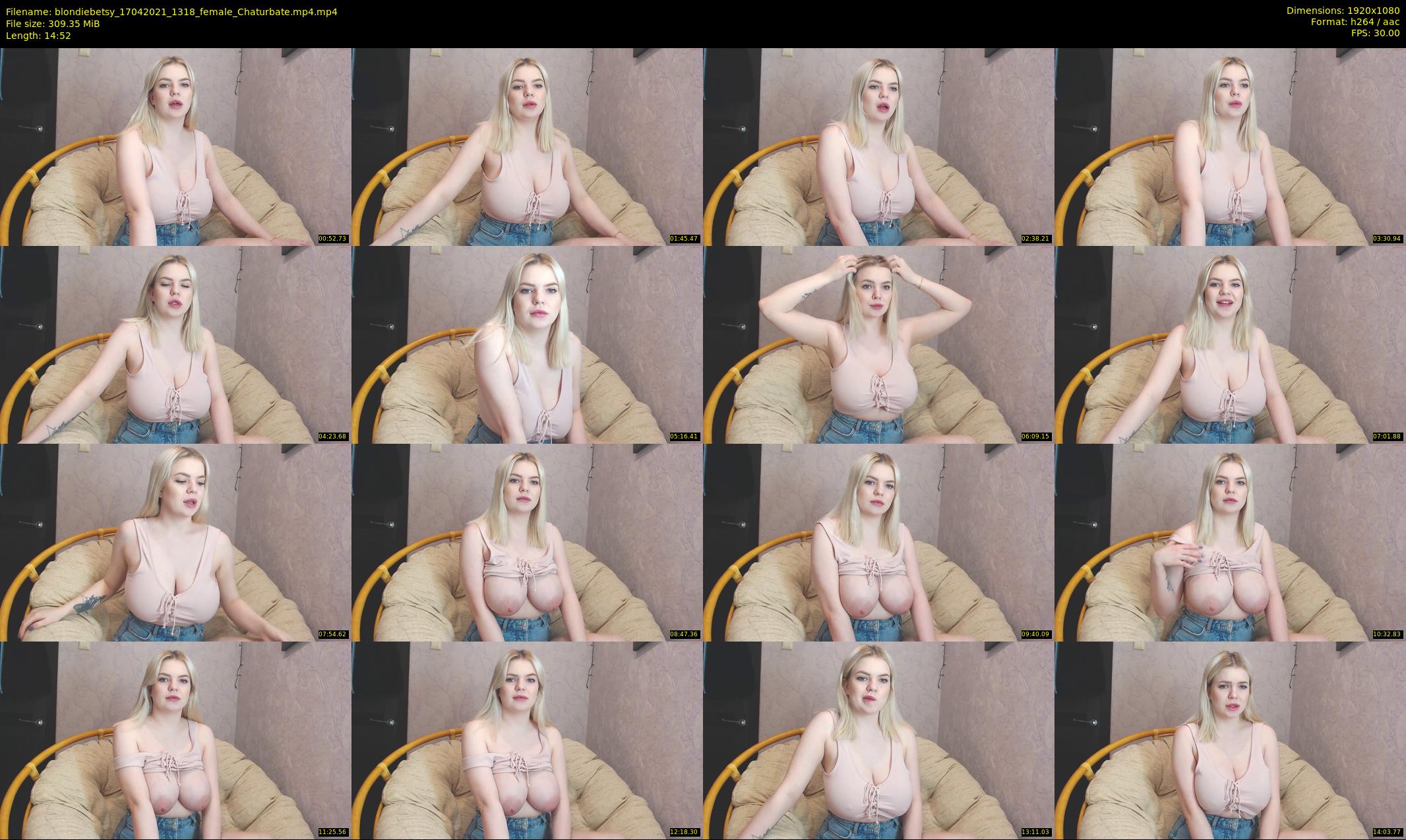 blondiebetsy — 15 minute Chaturbate female cam show recording, 1080p, Apr 17, 2021
