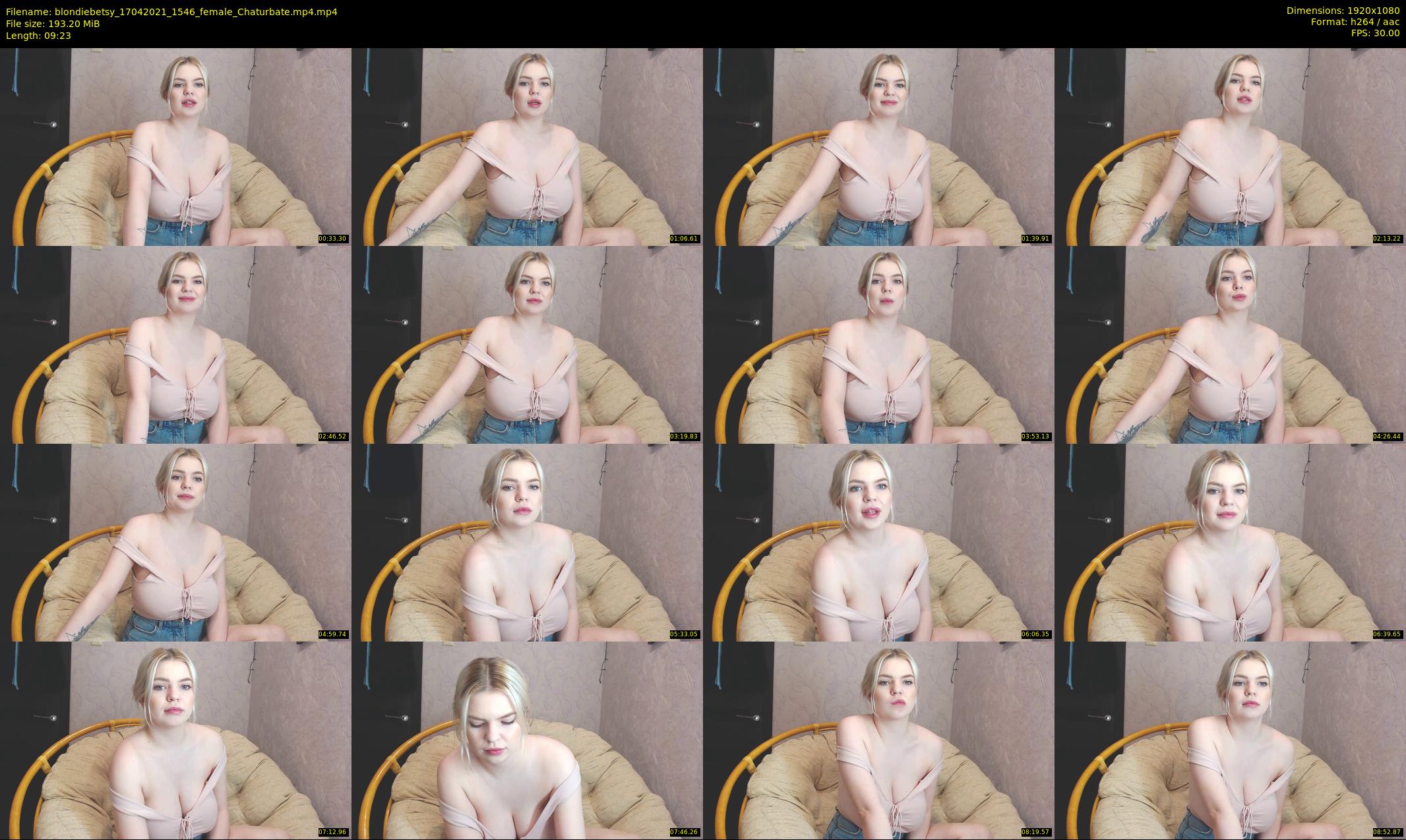 blondiebetsy — 10 minute Chaturbate female cam show recording, 1080p, Apr 17, 2021