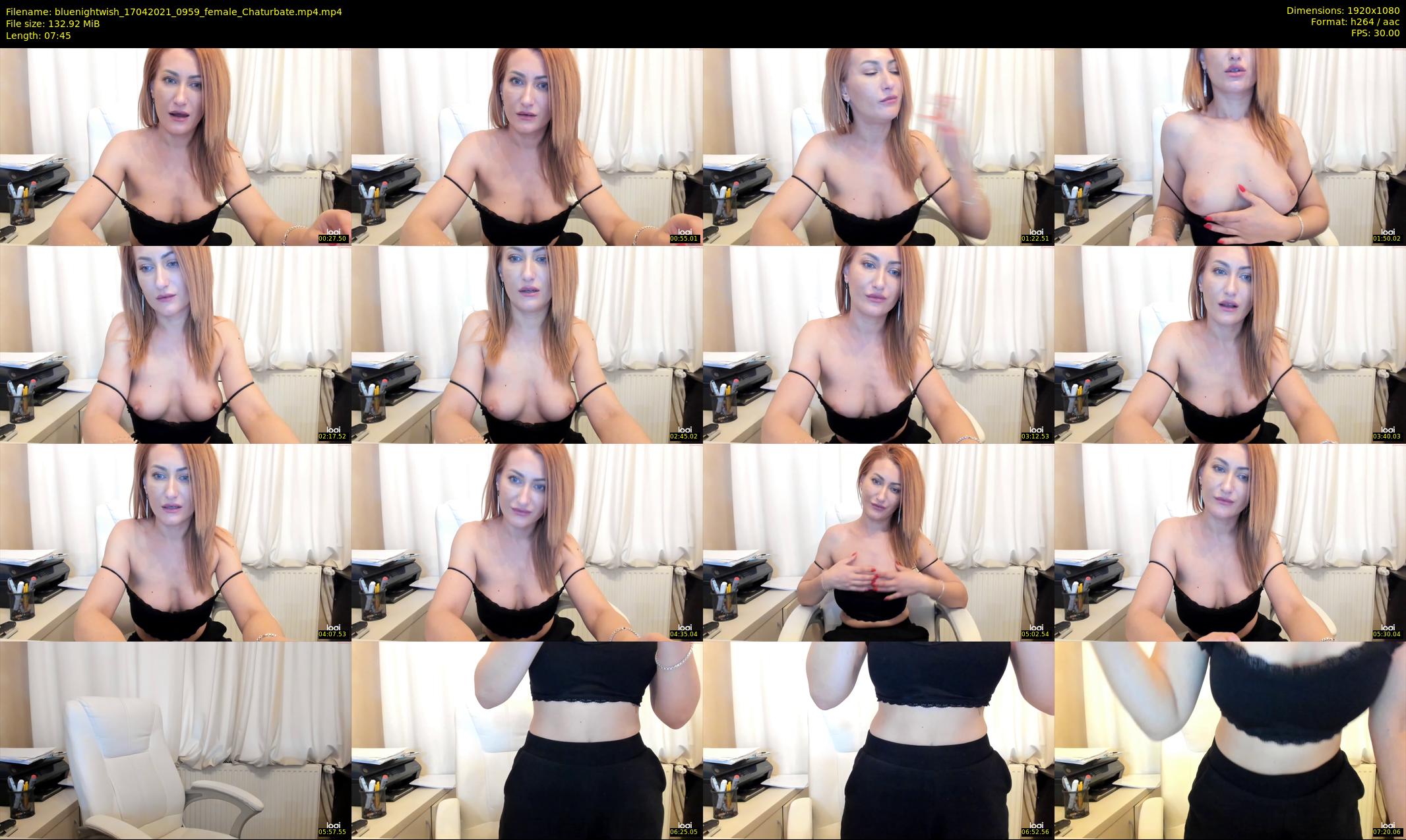 bluenightwish — 8 minute Chaturbate female cam show recording, 1080p, Apr 17, 2021