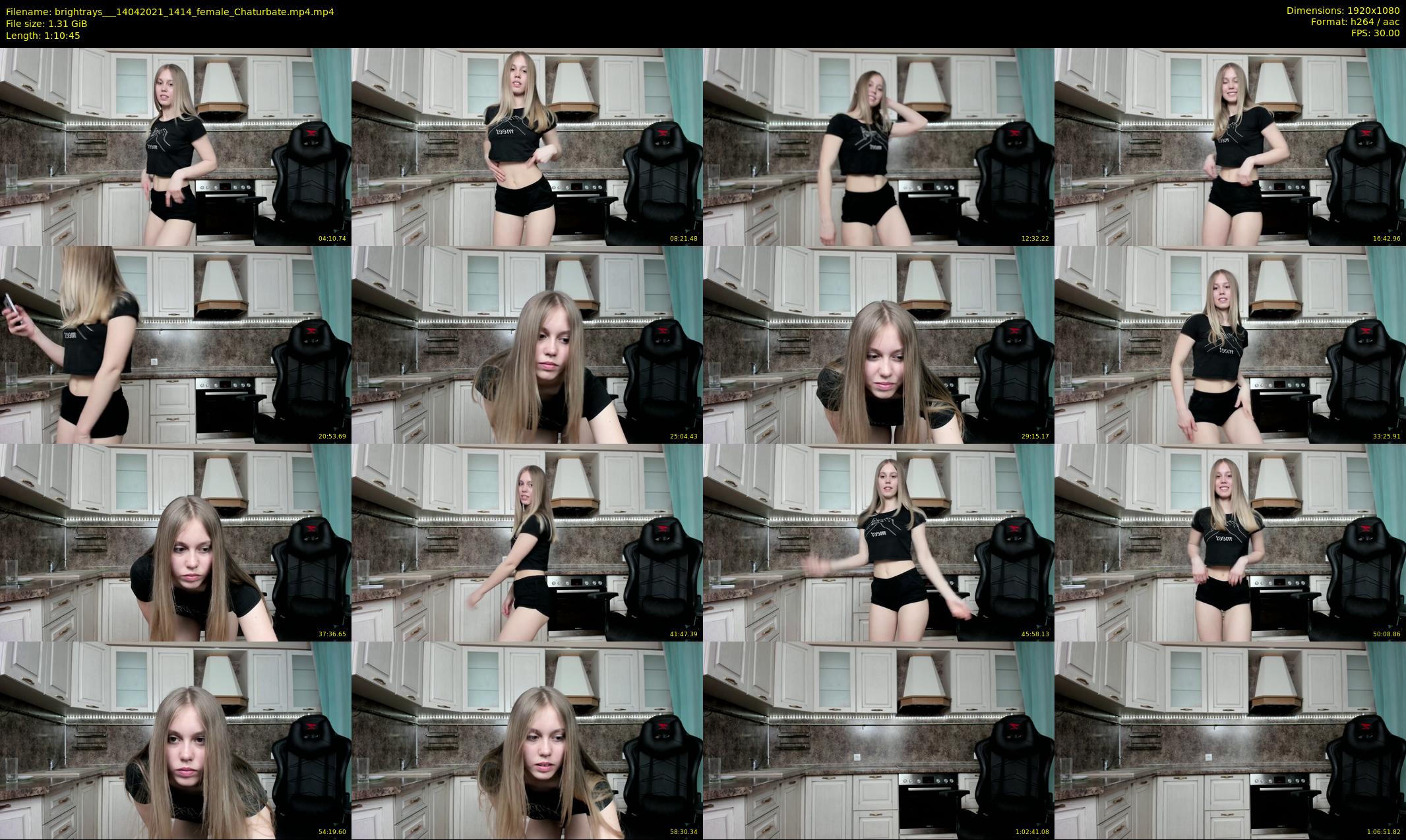 brightrays__ — 71 minute Chaturbate female cam show recording, 1080p, Apr 14, 2021