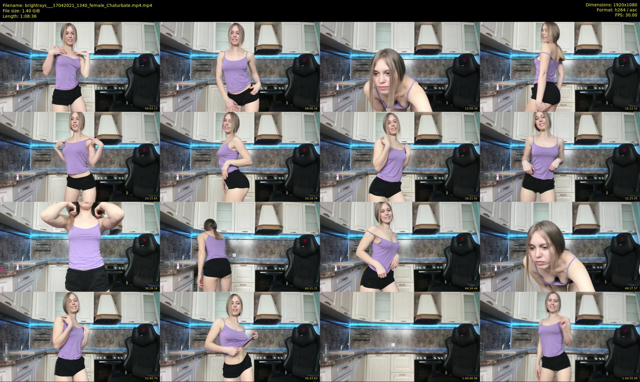 brightrays__ — 69 minute Chaturbate female cam show recording, 1080p, Apr 17, 2021