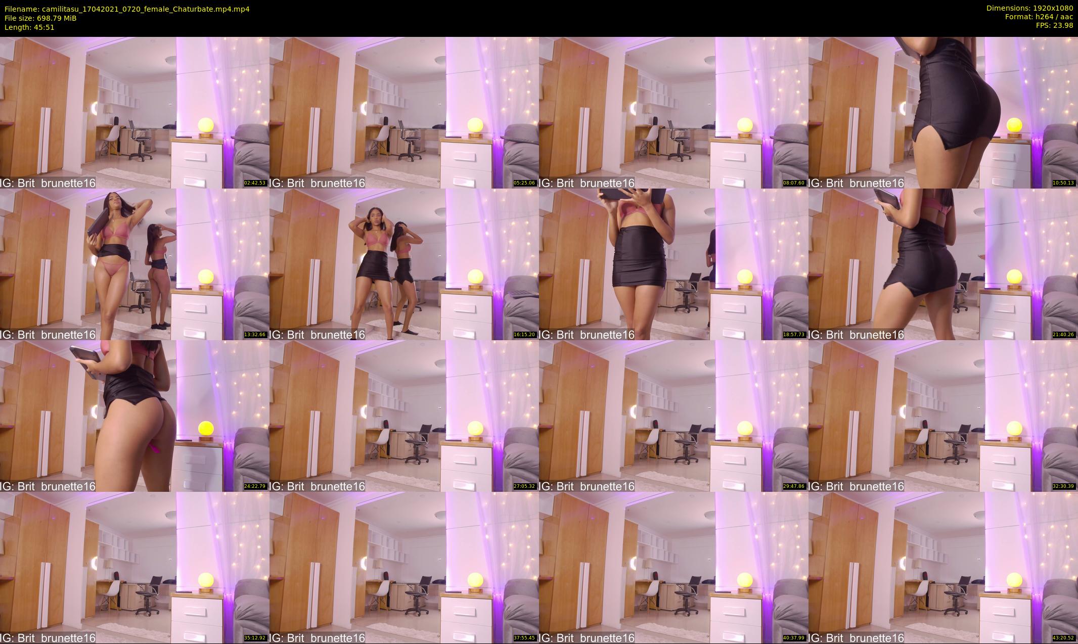 camilitasu — 46 minute Chaturbate female cam show recording, 1080p, Apr 17, 2021